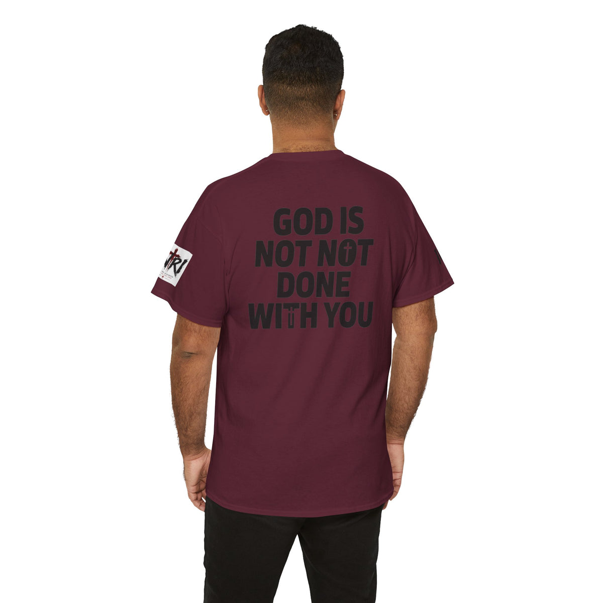 Armor of God T-Shirt — "God Is Not Done With You" Christian Faith Tee