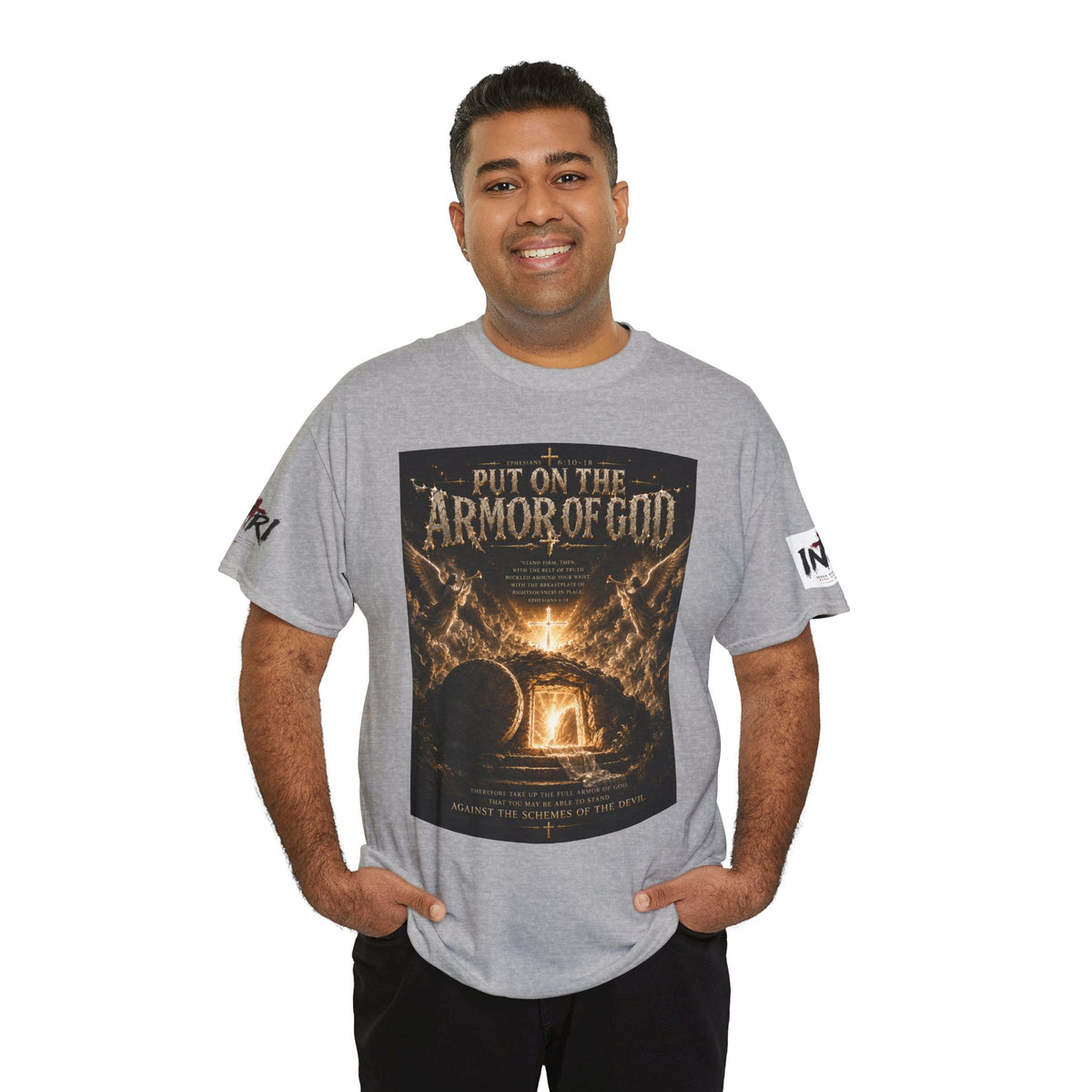 Armor of God T-Shirt — "God Is Not Done With You" Christian Faith Tee