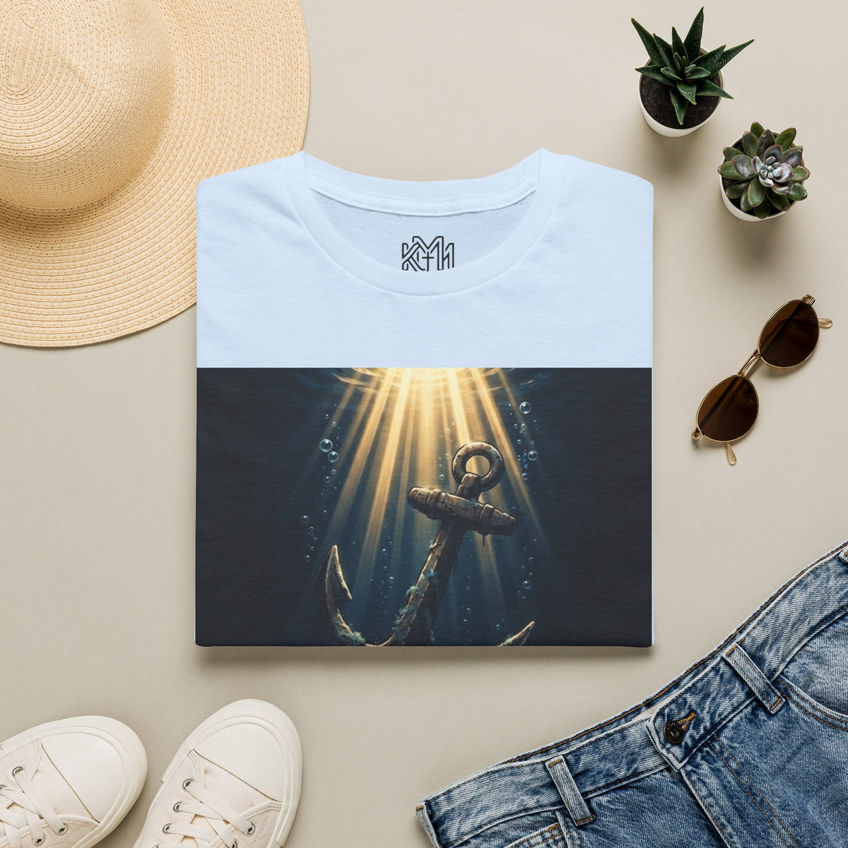 Anchor of Hope T-Shirt — Inspirational Anchor Design (Hebrews 6:19)