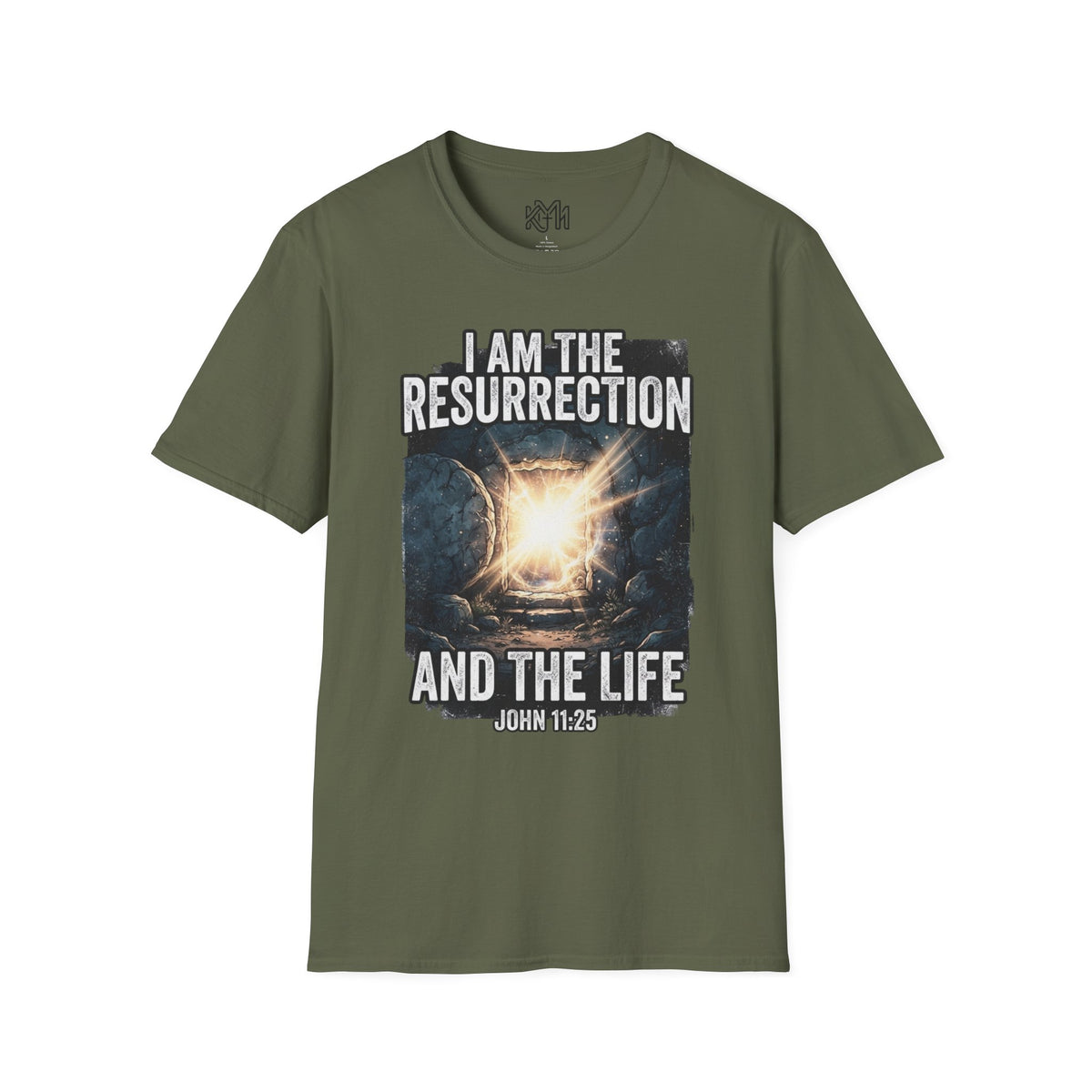 I Am The Resurrection T-Shirt — John 11:25 Christian Easter Tee