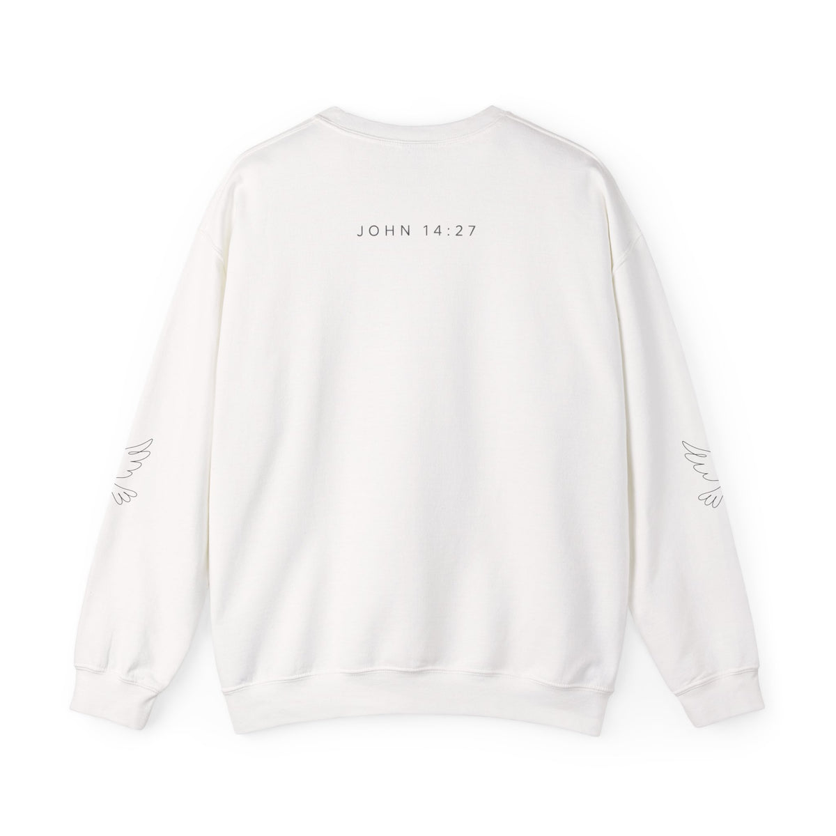 Peace I Leave Crewneck Sweatshirt — Dove & John 14:27 Inspirational Sweatshirt