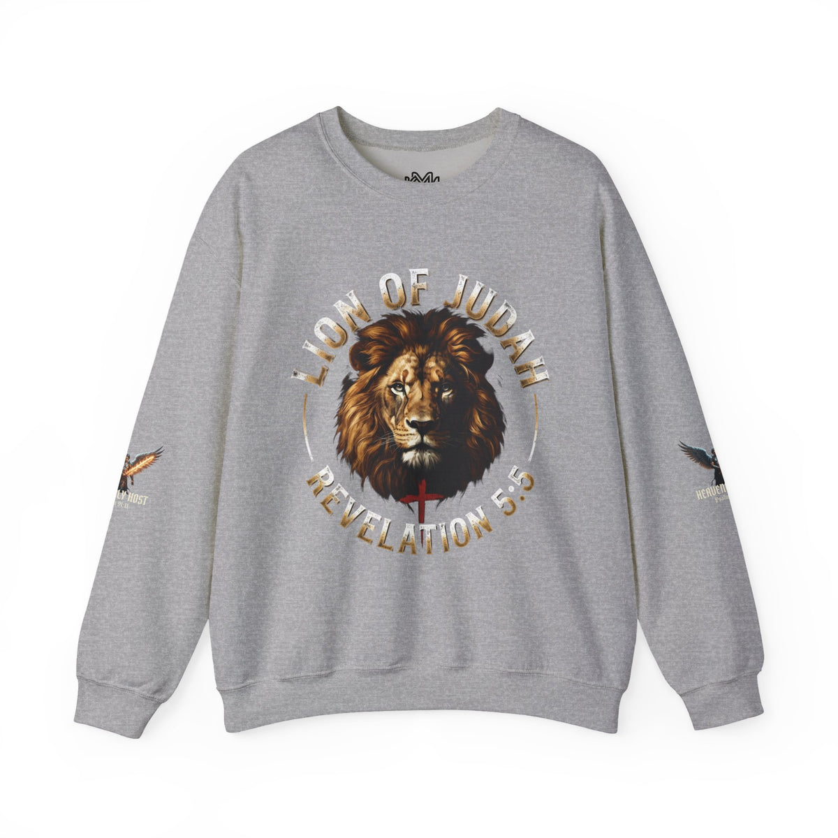 Lion of Judah Sweatshirt – "Revelation 5:5" Christian Crewneck