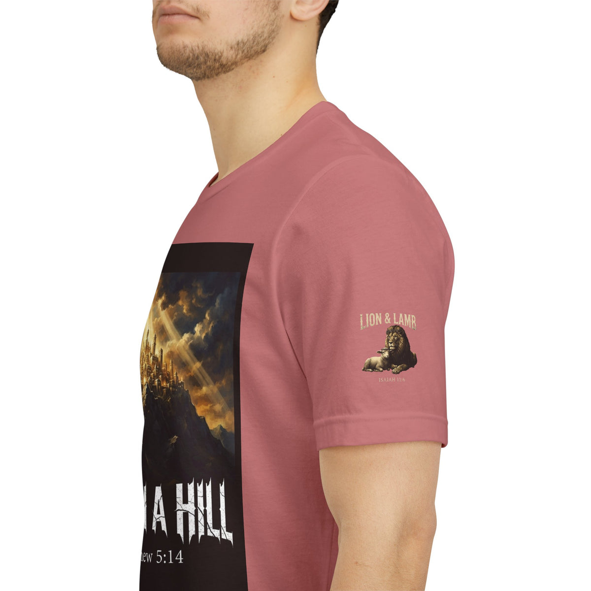 City on a Hill T-Shirt — Matthew 5:14 Christian Faith Tee