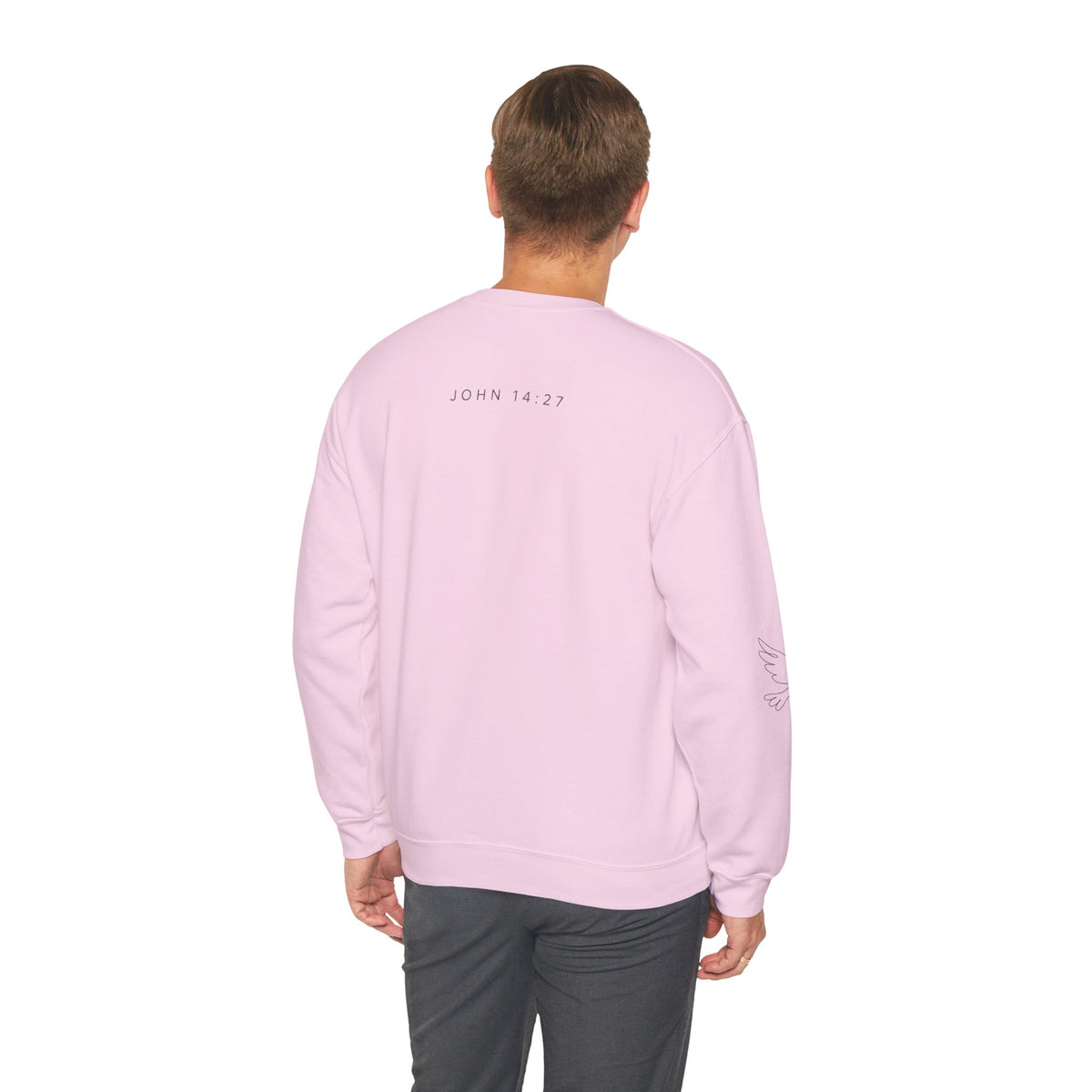 Peace I Leave Crewneck Sweatshirt — Dove & John 14:27 Inspirational Sweatshirt