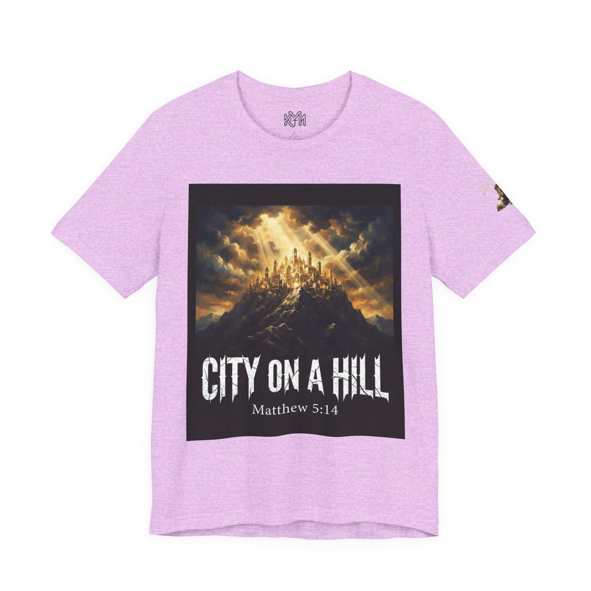 City on a Hill T-Shirt — Matthew 5:14 Christian Faith Tee