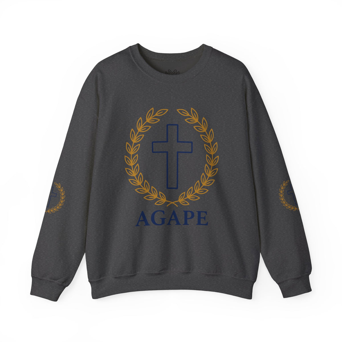 Agape Cross Crewneck Sweatshirt — Christian Faith Pullover
