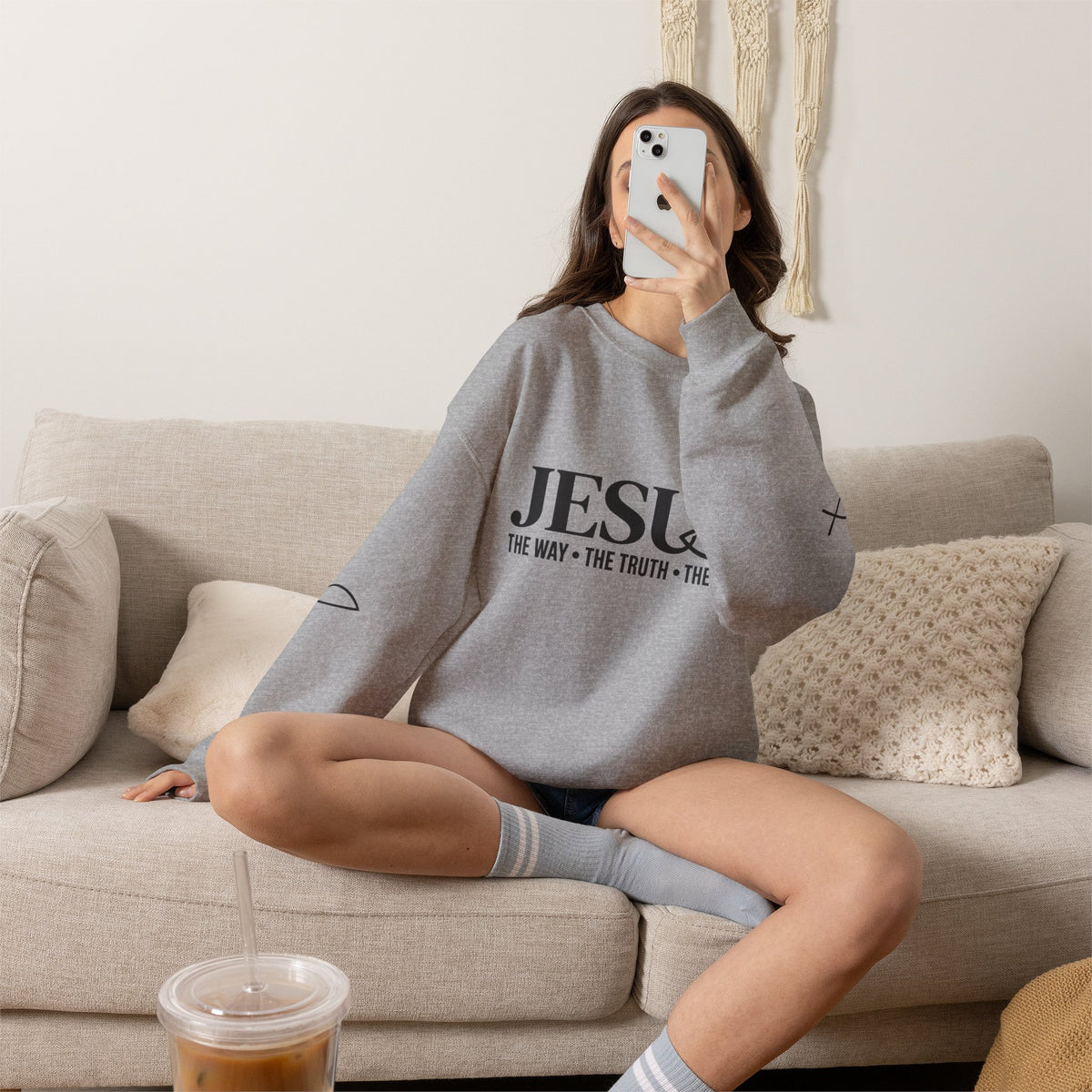 Jesus 'The Way • The Truth • The Life' Crewneck Sweatshirt