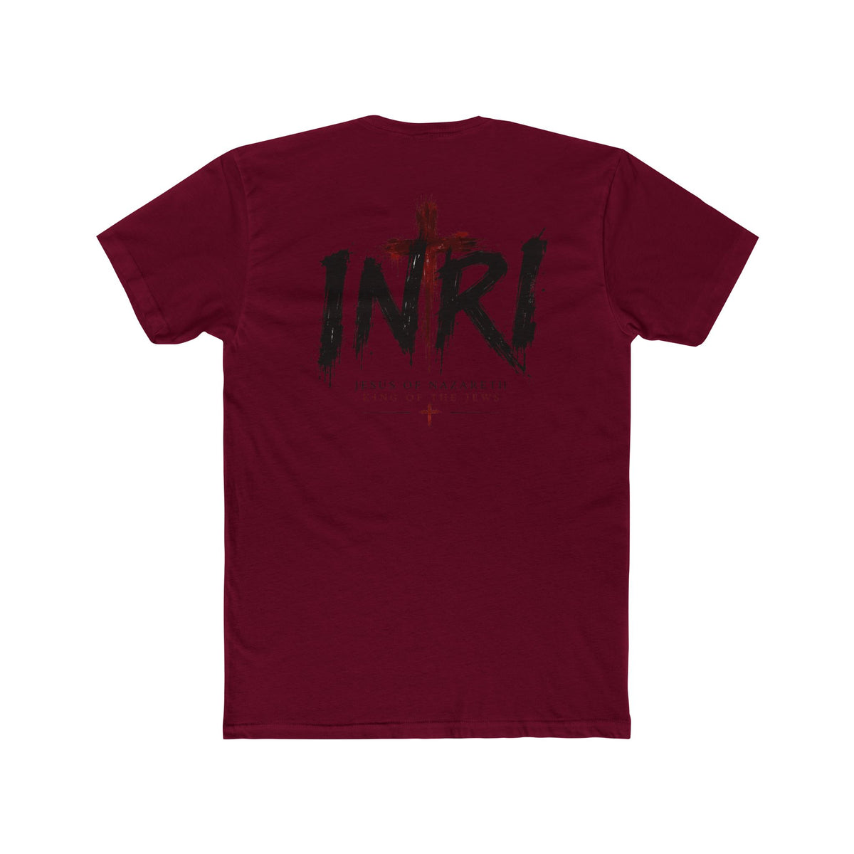 Lamb of God Tee — 'John 1:29' Religious Christian T-Shirt with INRI Cross Back