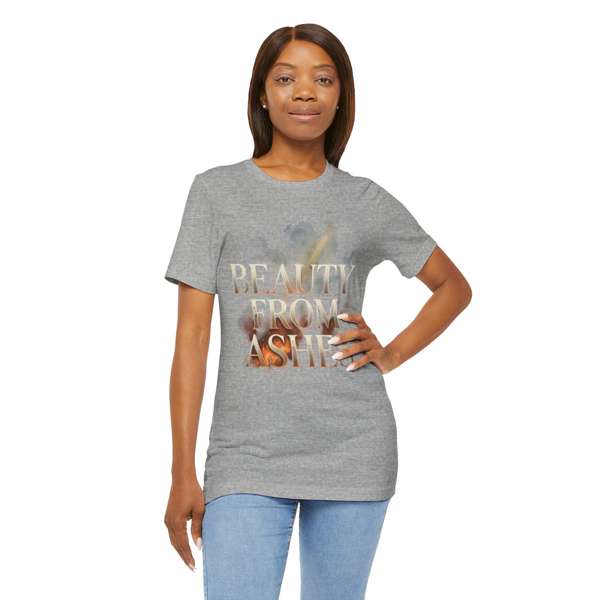 Beauty From Ashes Floral Tee