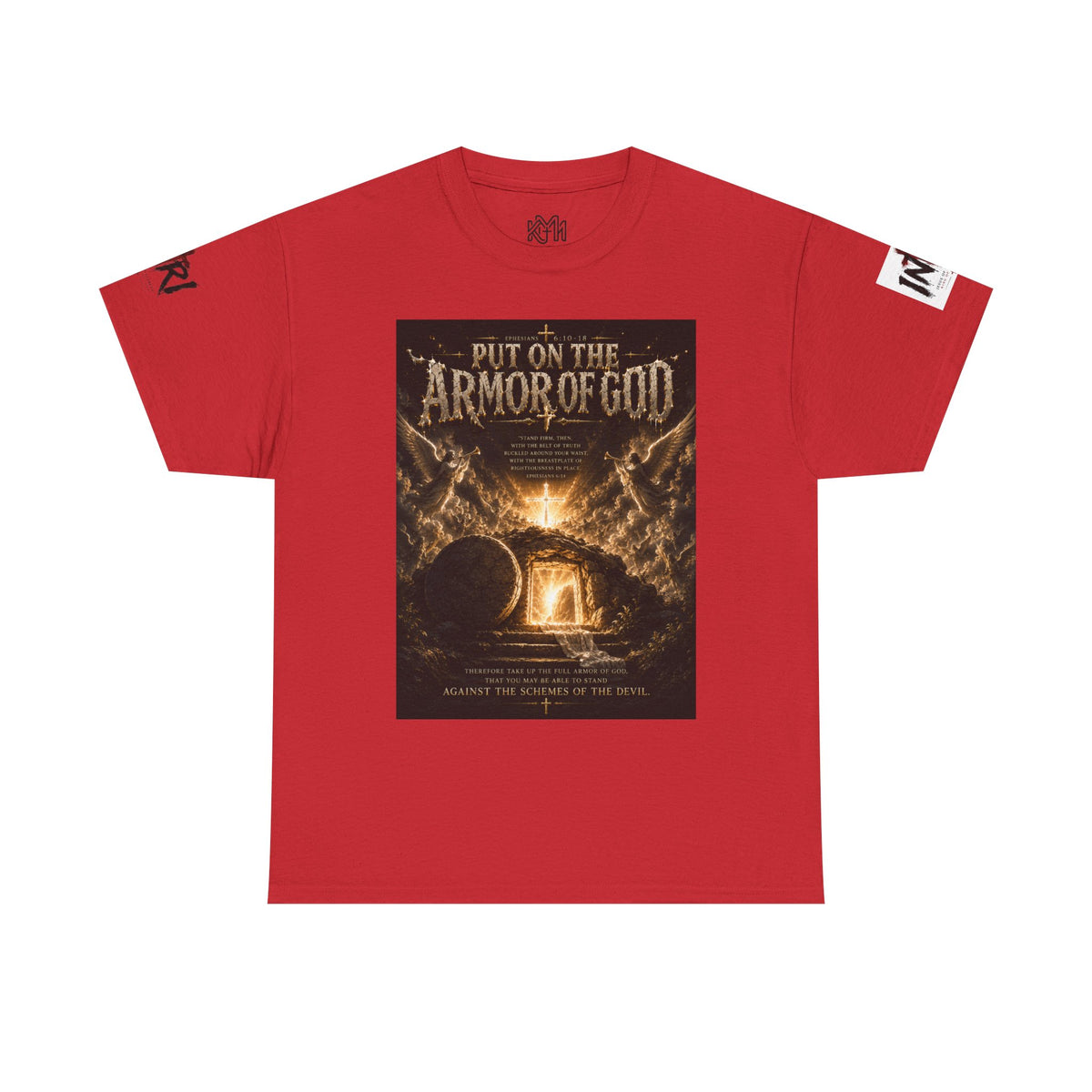Armor of God T-Shirt — "God Is Not Done With You" Christian Faith Tee