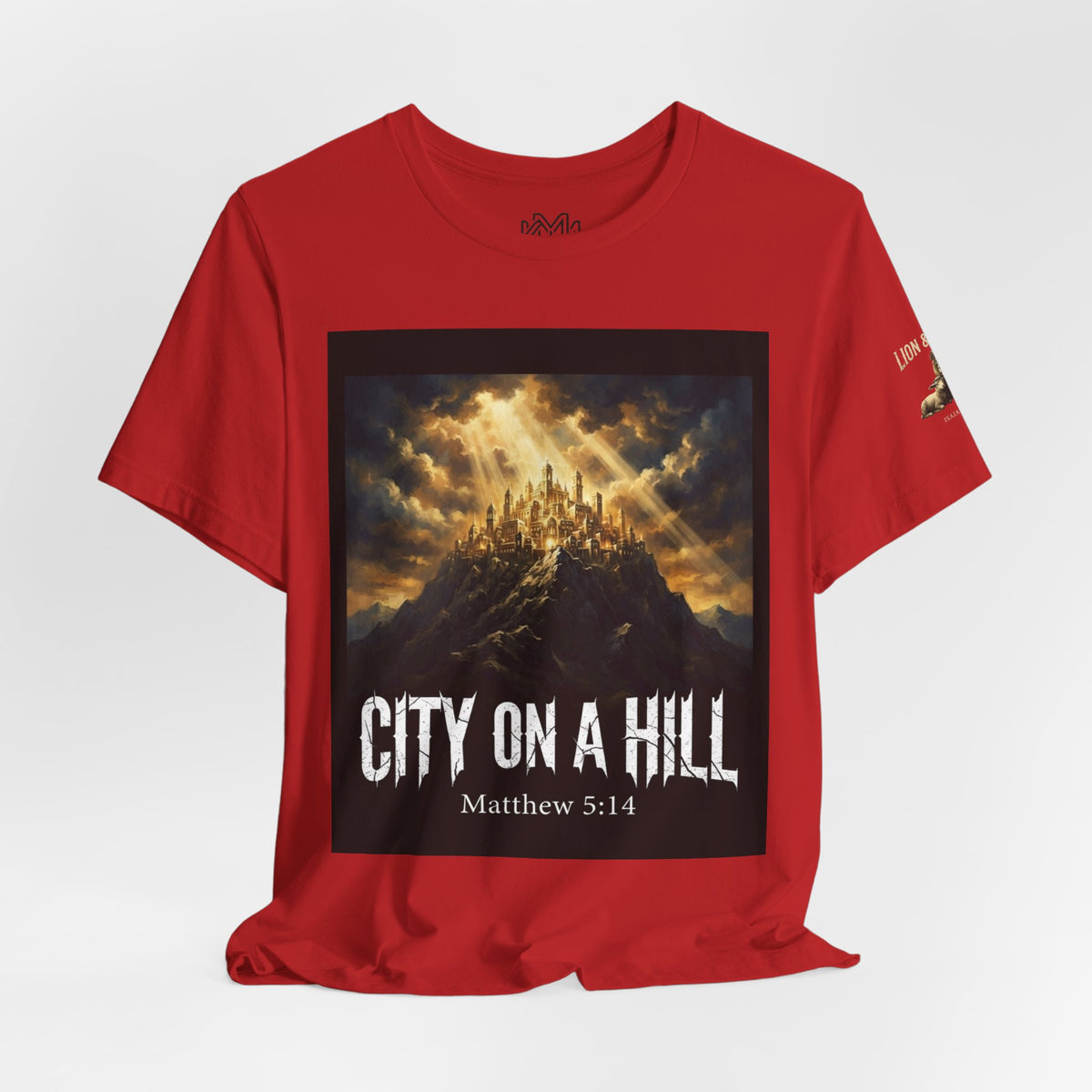 City on a Hill T-Shirt — Matthew 5:14 Christian Faith Tee