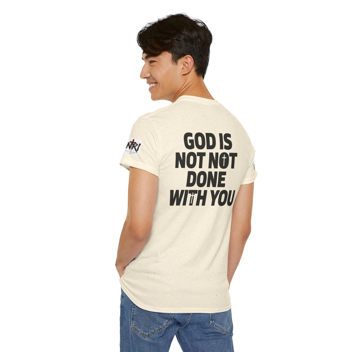 Armor of God T-Shirt — "God Is Not Done With You" Christian Faith Tee