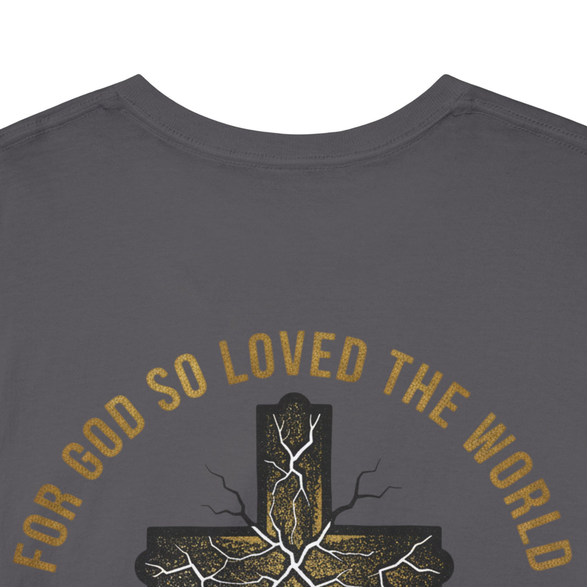 John 3:16 Cross T-Shirt — "For God So Loved the World" Christian Tee