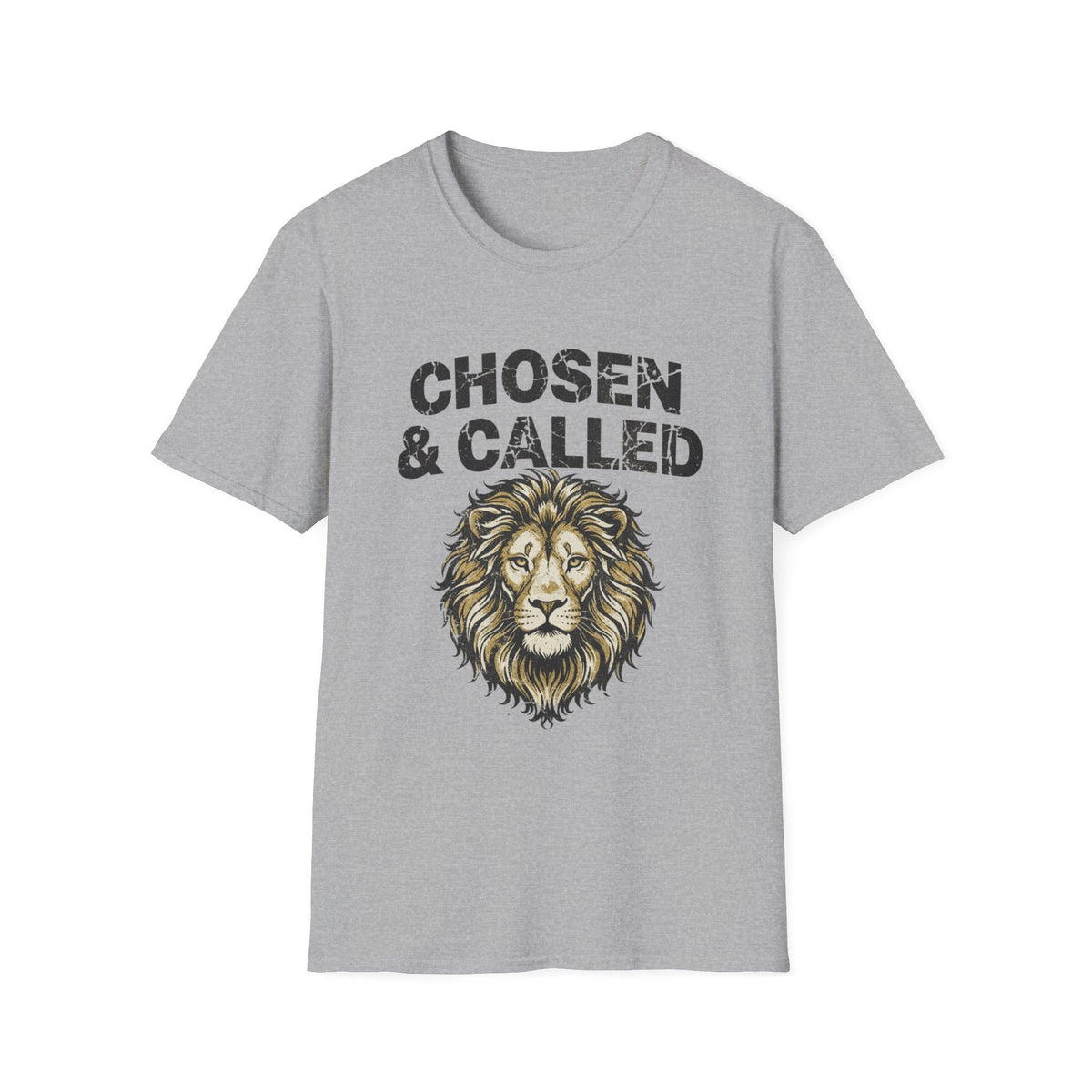 Chosen & Called Lion T-Shirt — Inspirational Christian Faith Tee