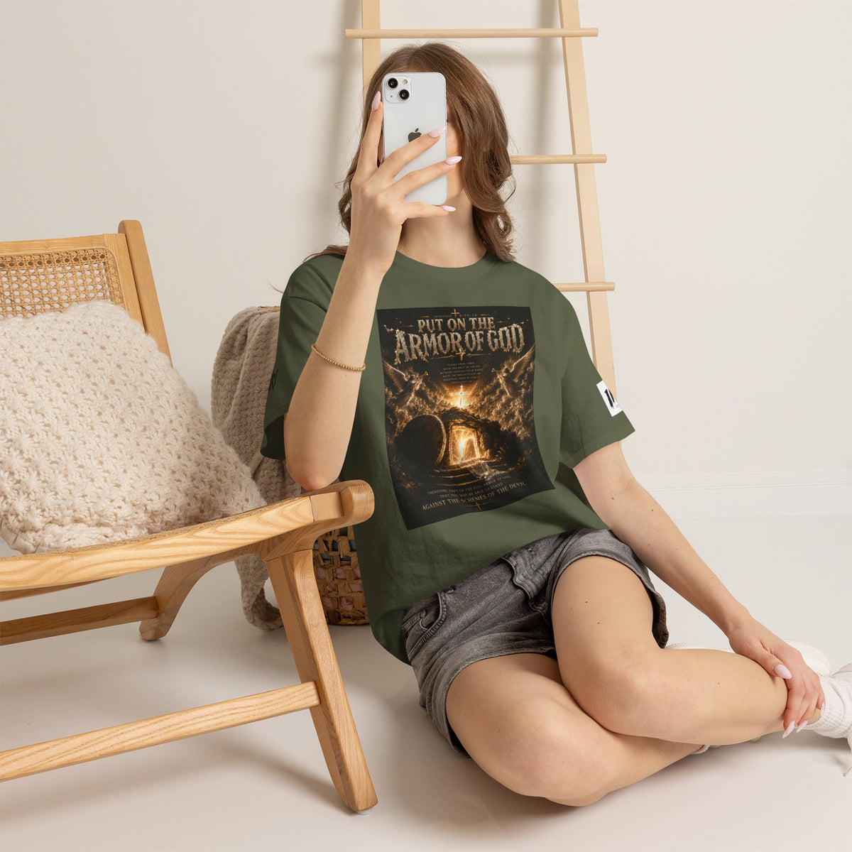 Armor of God T-Shirt — "God Is Not Done With You" Christian Faith Tee