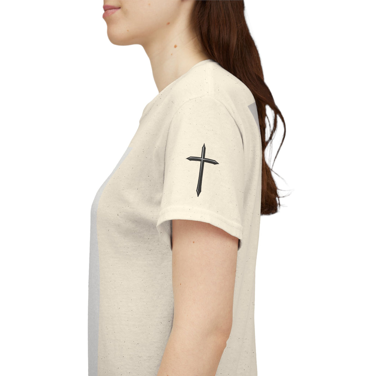 Christian Son & Heir T-Shirt — 'Adopted by Grace' Faith Tee with Jesus Prayer Design