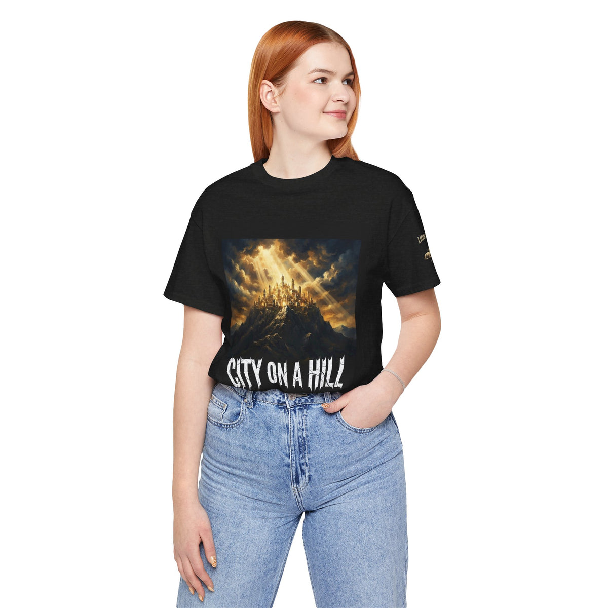 City on a Hill T-Shirt — Matthew 5:14 Christian Faith Tee