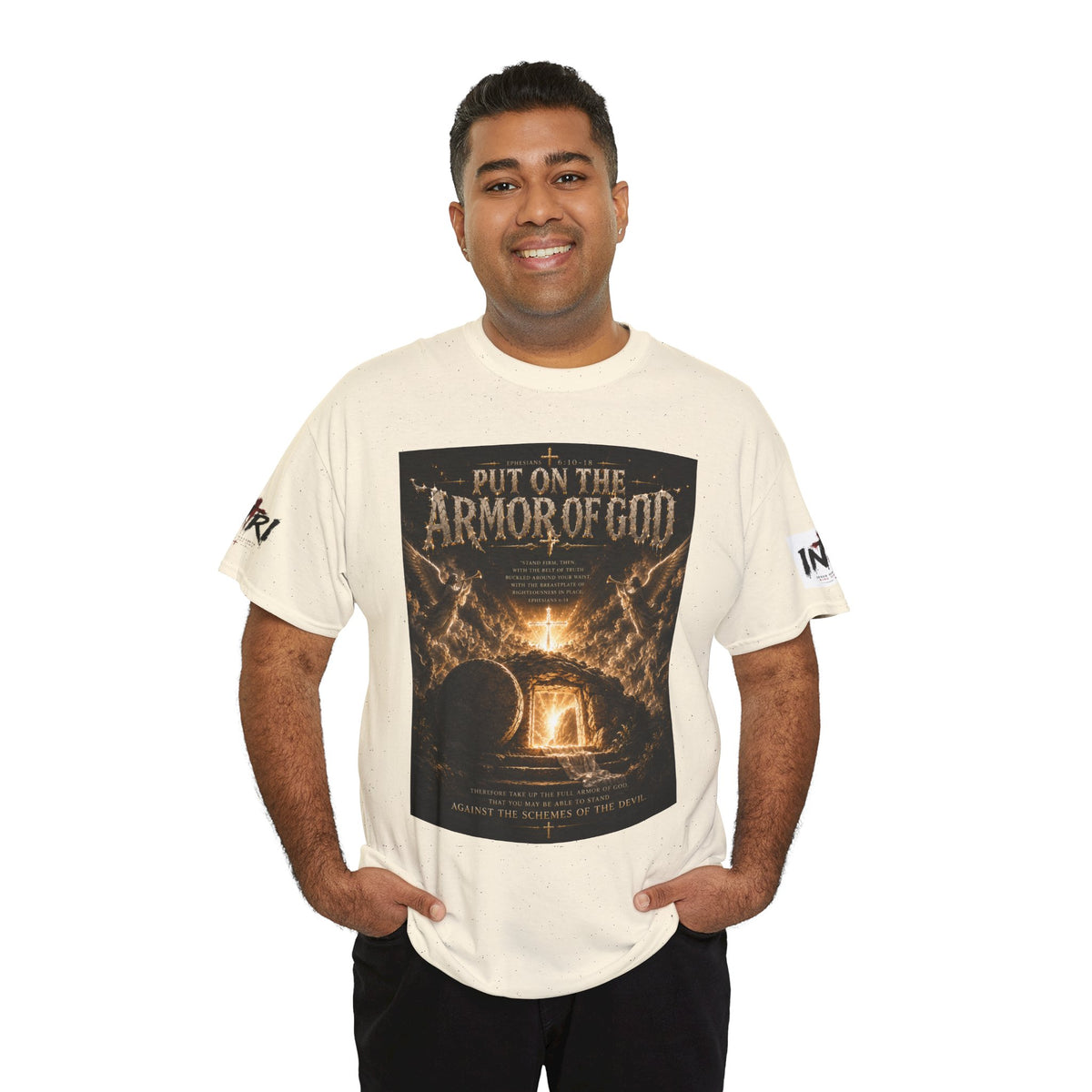 Armor of God T-Shirt — "God Is Not Done With You" Christian Faith Tee