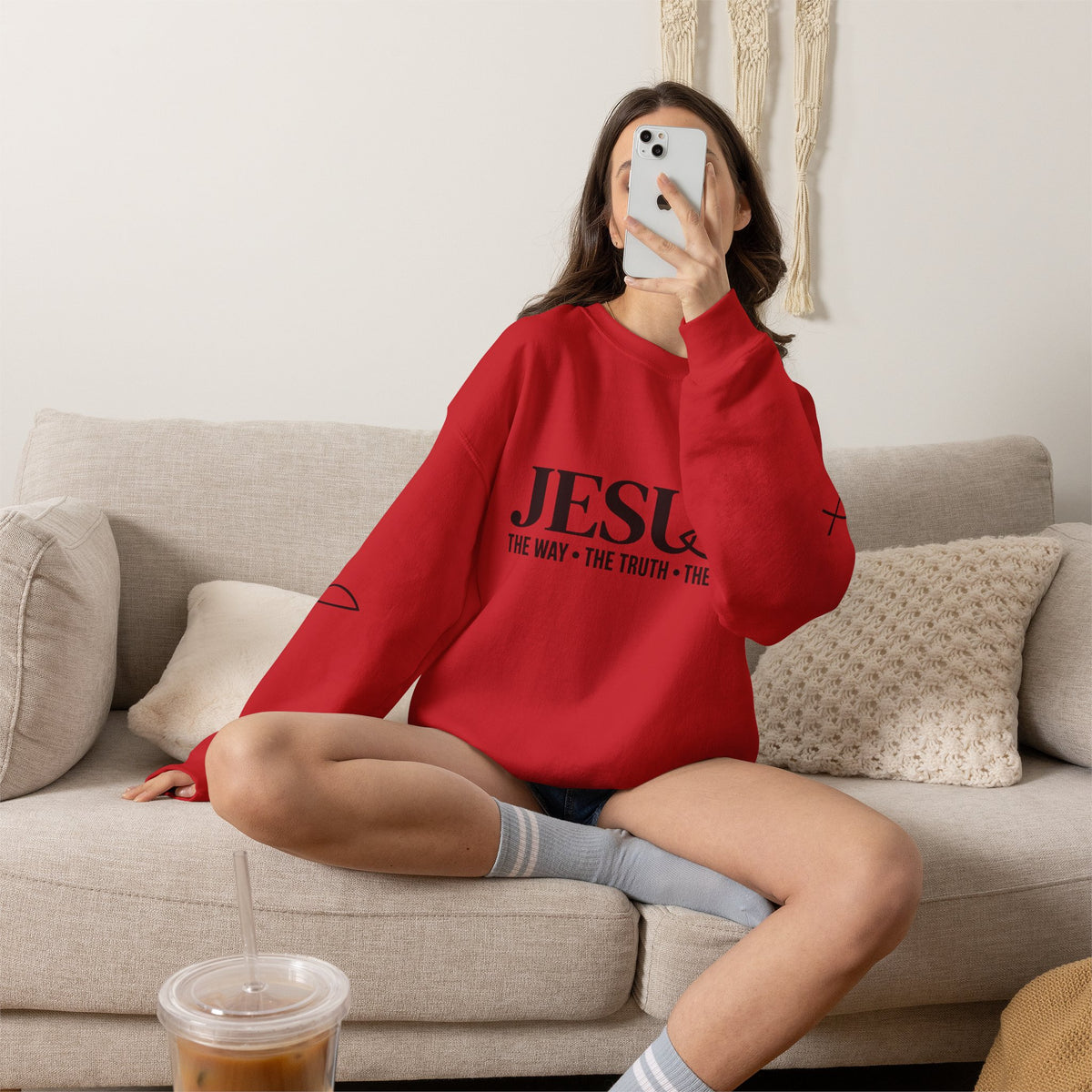 Jesus 'The Way • The Truth • The Life' Crewneck Sweatshirt