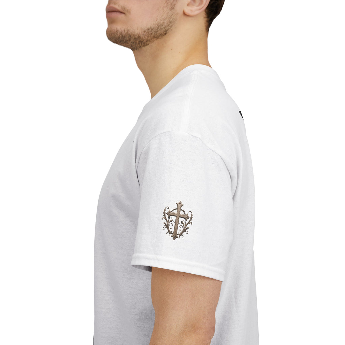 Angel Graphic Tee — "Walk by Faith, Not by Sight" Inspirational T‑Shirt