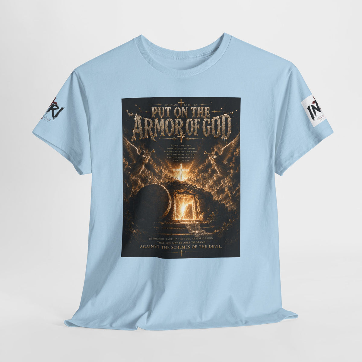 Armor of God T-Shirt — "God Is Not Done With You" Christian Faith Tee