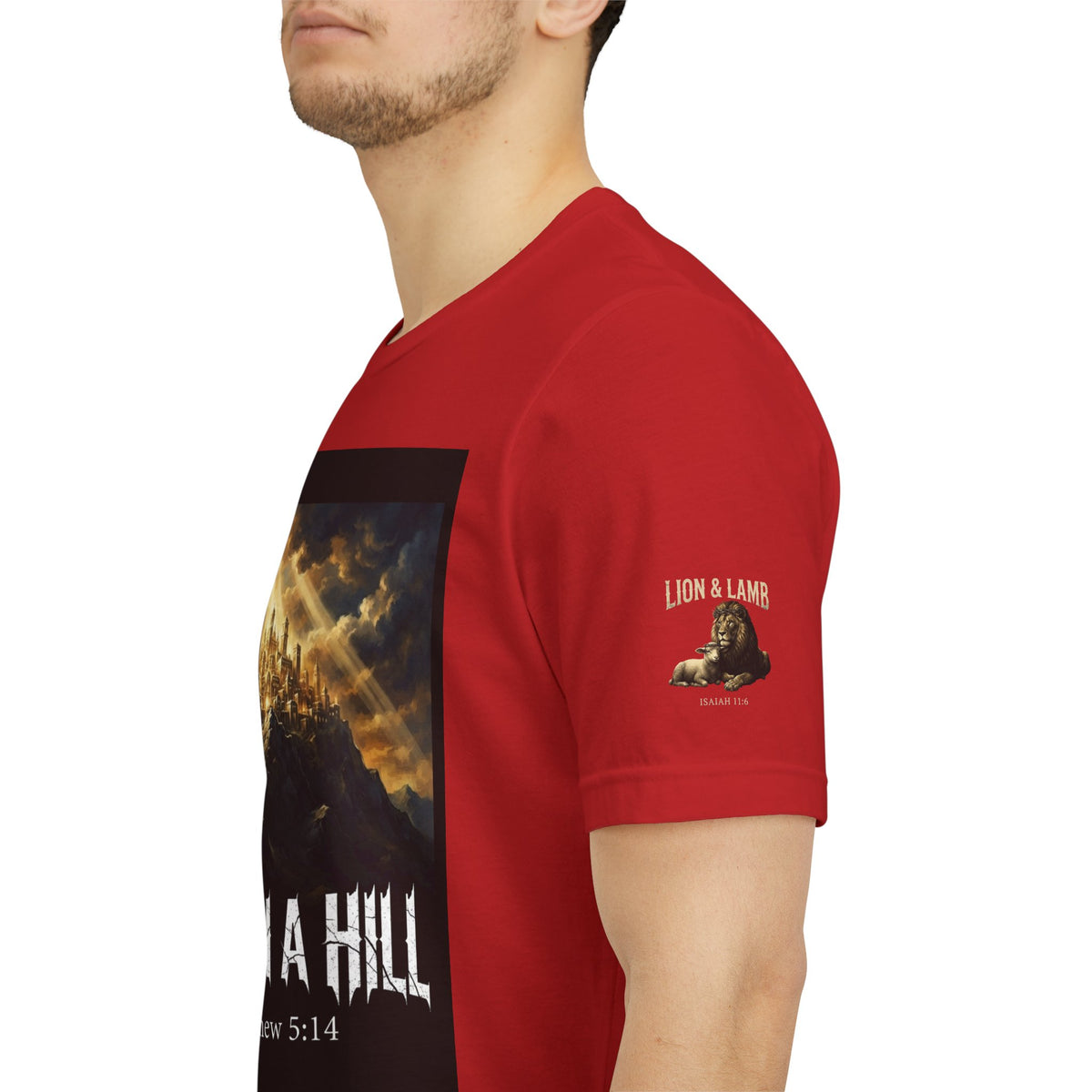 City on a Hill T-Shirt — Matthew 5:14 Christian Faith Tee