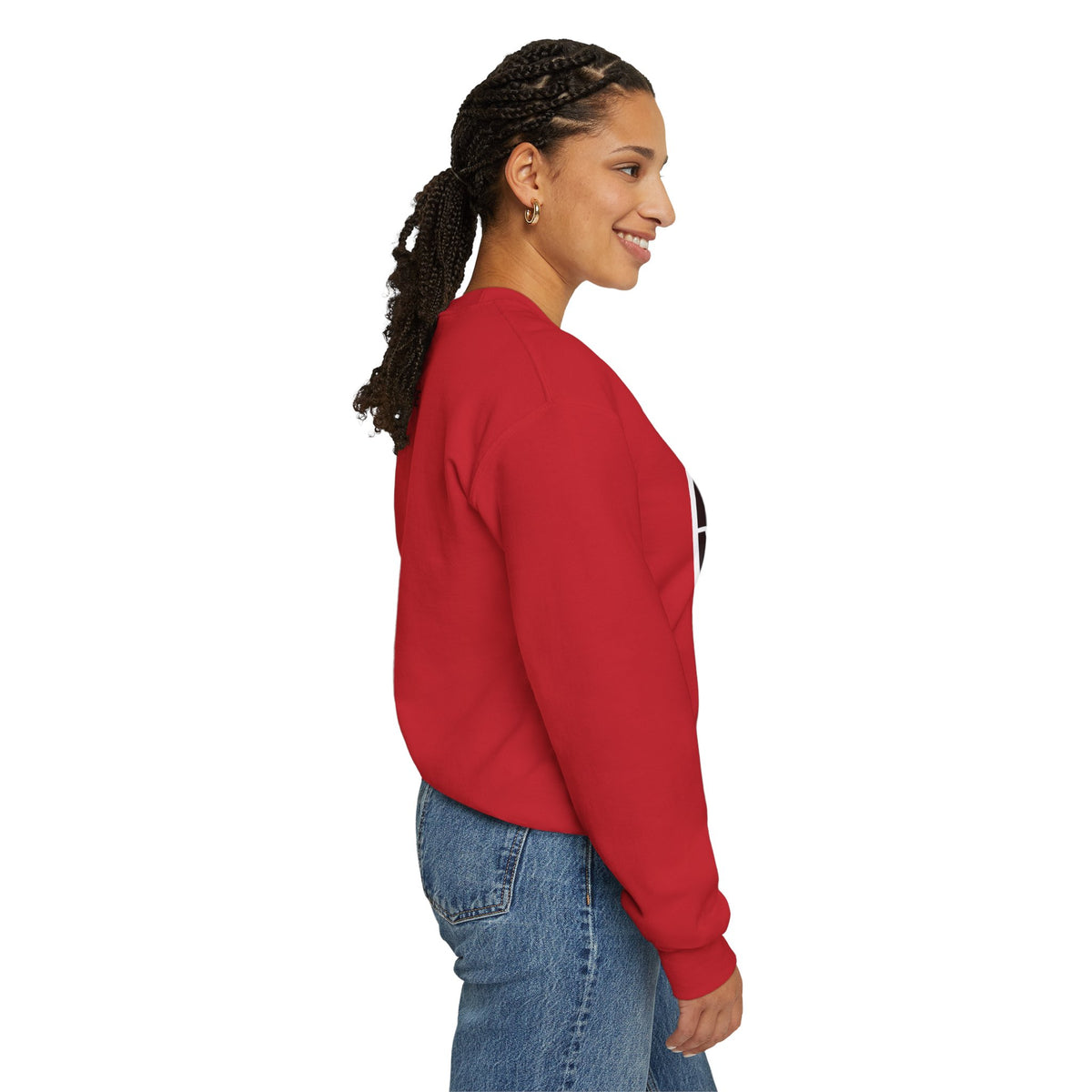Lamb King Crewneck Sweatshirt — "The Lamb Is King" Christian Graphic Pullover