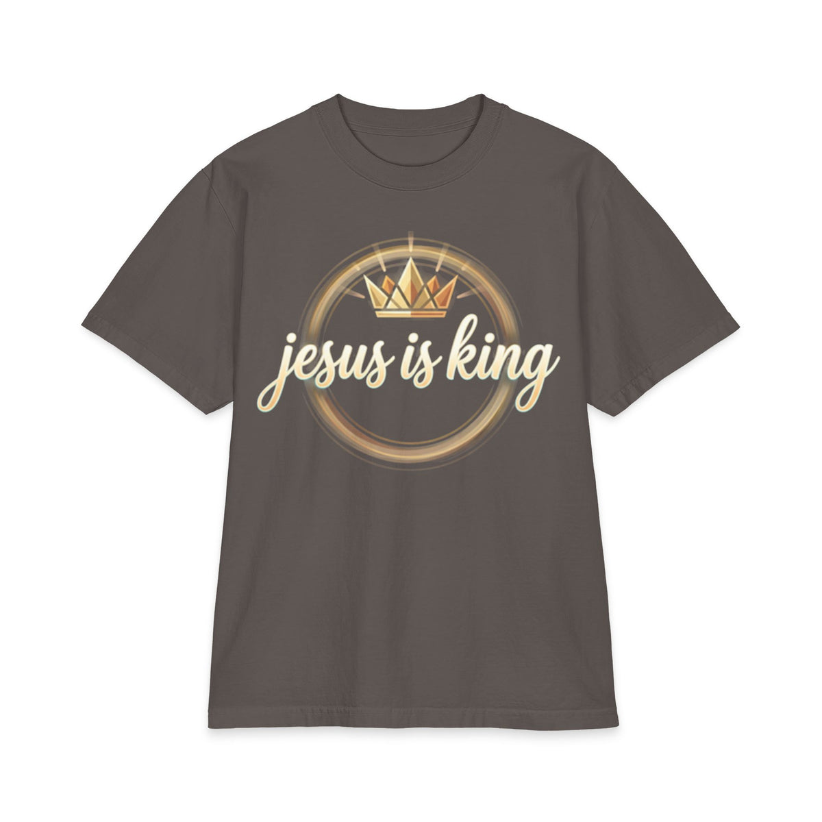 Jesus Is King T-Shirt — Christian Crown Faith Tee