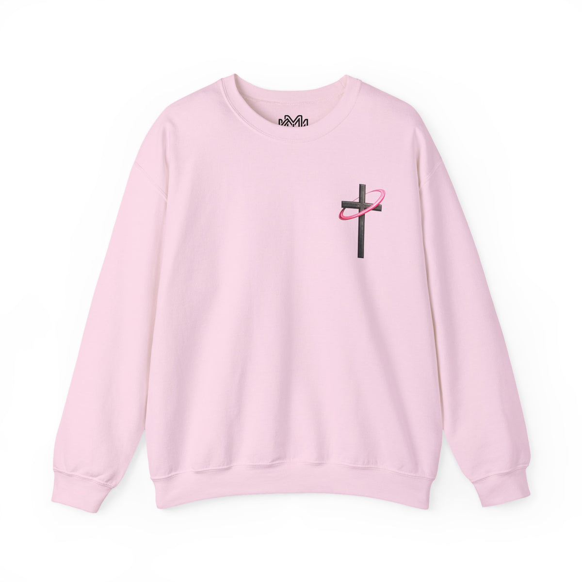 Christian Crewneck Sweatshirt — “With God All Things Are Possible” Inspirational Pullover
