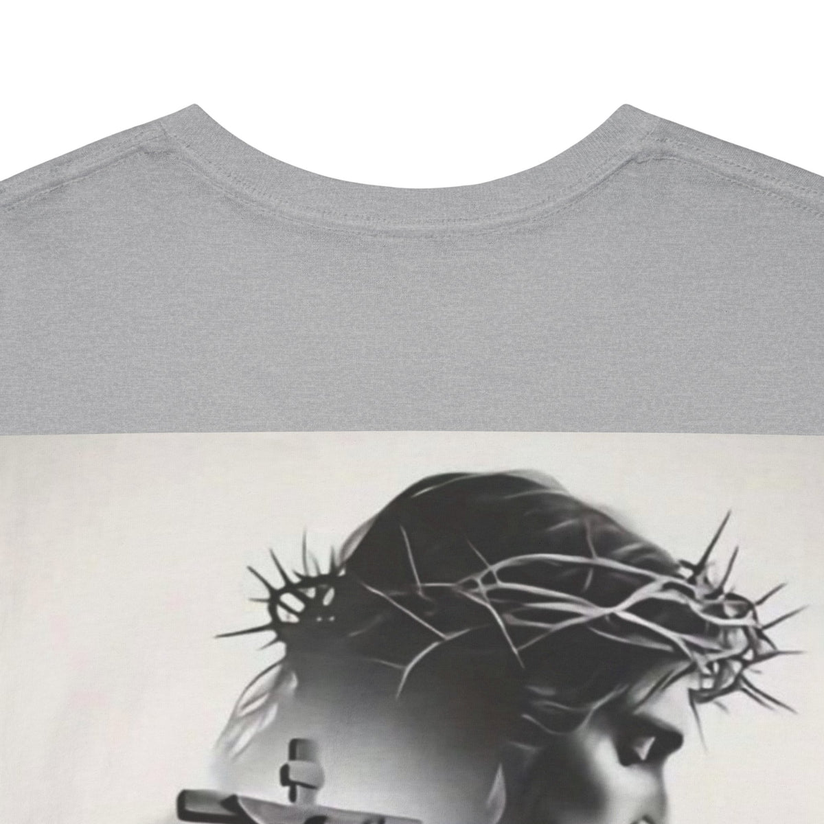 Christian Son & Heir T-Shirt — 'Adopted by Grace' Faith Tee with Jesus Prayer Design