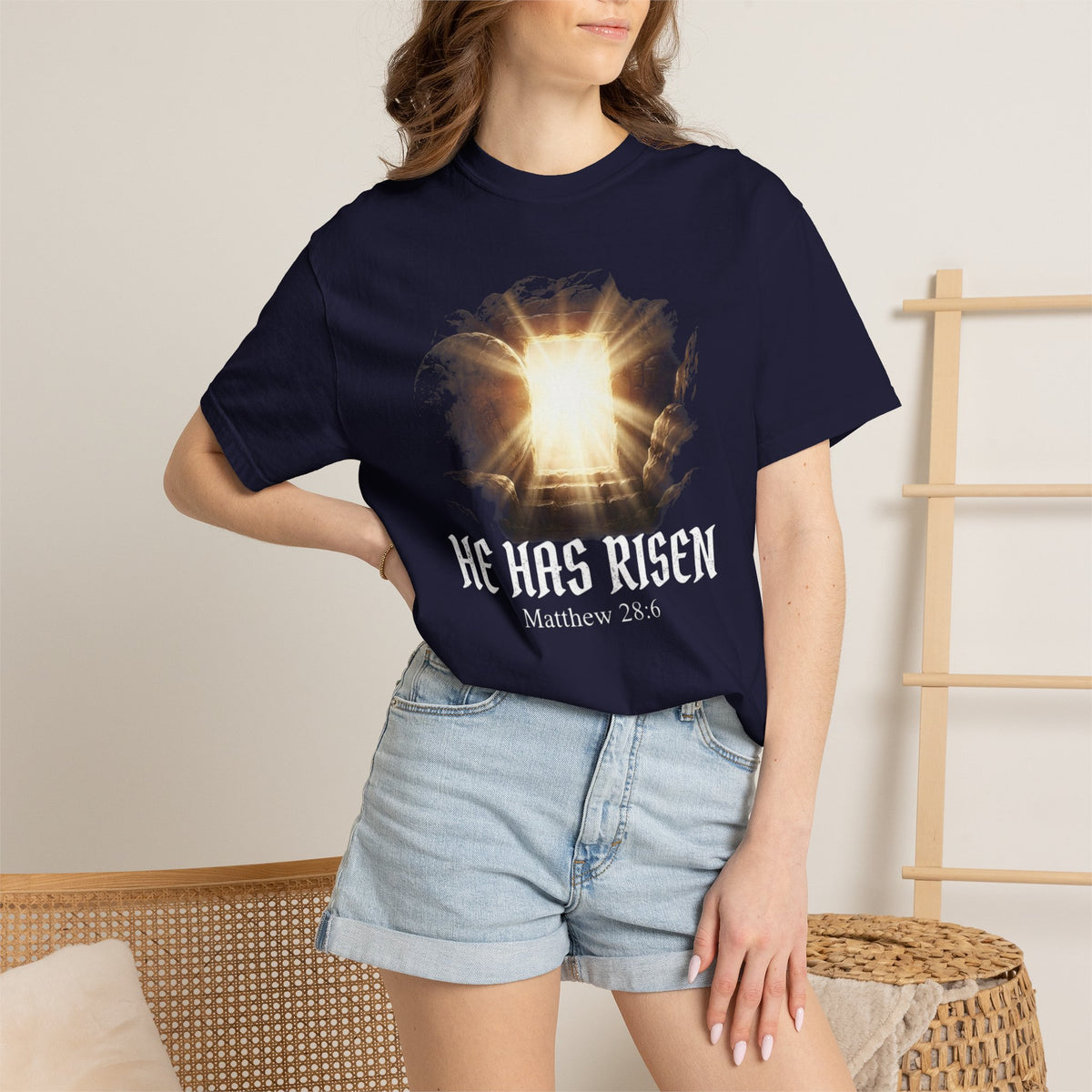 Angel Gateway T-Shirt — Fiery Winged Guardian Graphic Tee