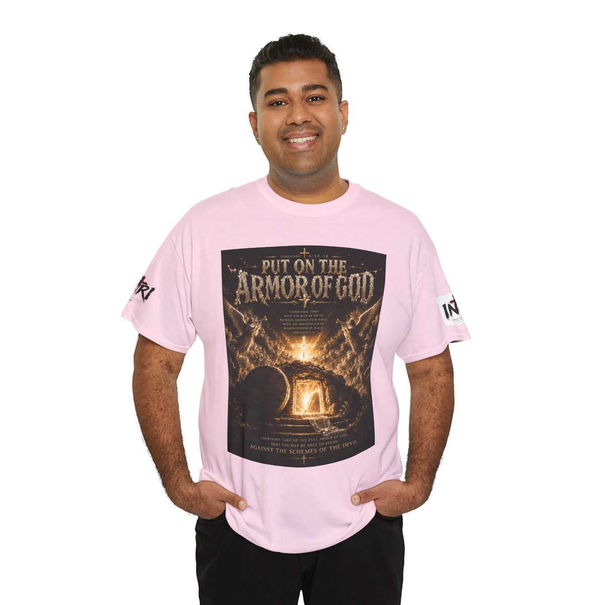 Armor of God T-Shirt — "God Is Not Done With You" Christian Faith Tee
