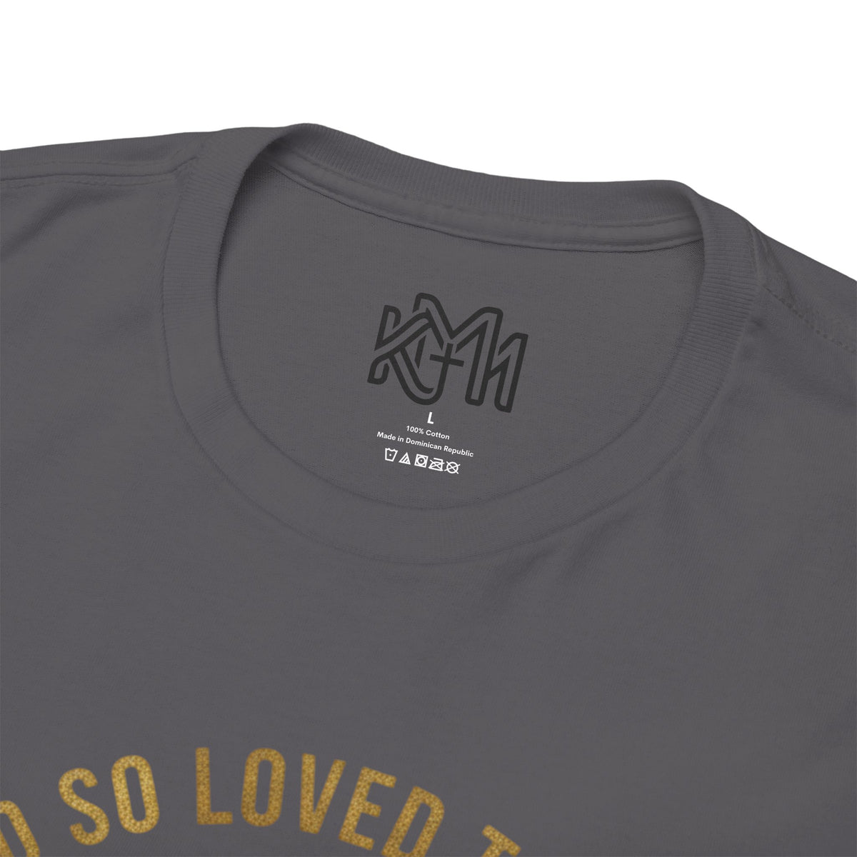John 3:16 Cross T-Shirt — "For God So Loved the World" Christian Tee