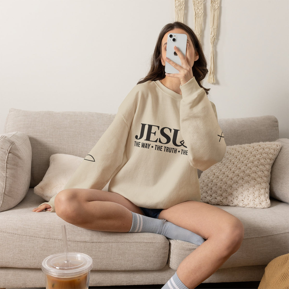 Jesus 'The Way • The Truth • The Life' Crewneck Sweatshirt