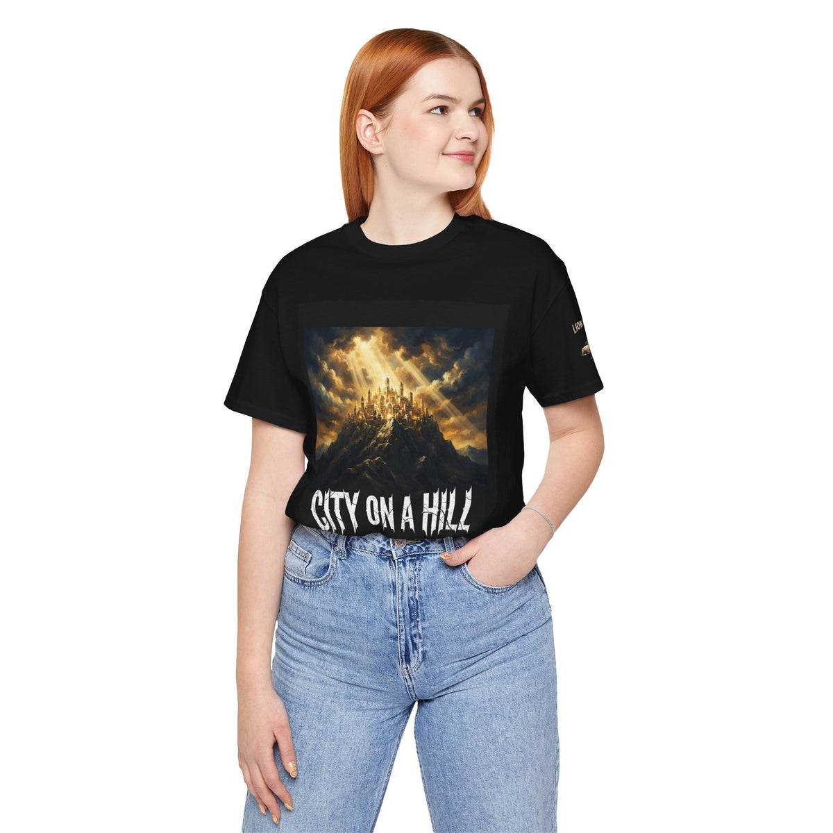 City on a Hill T-Shirt — Matthew 5:14 Christian Faith Tee