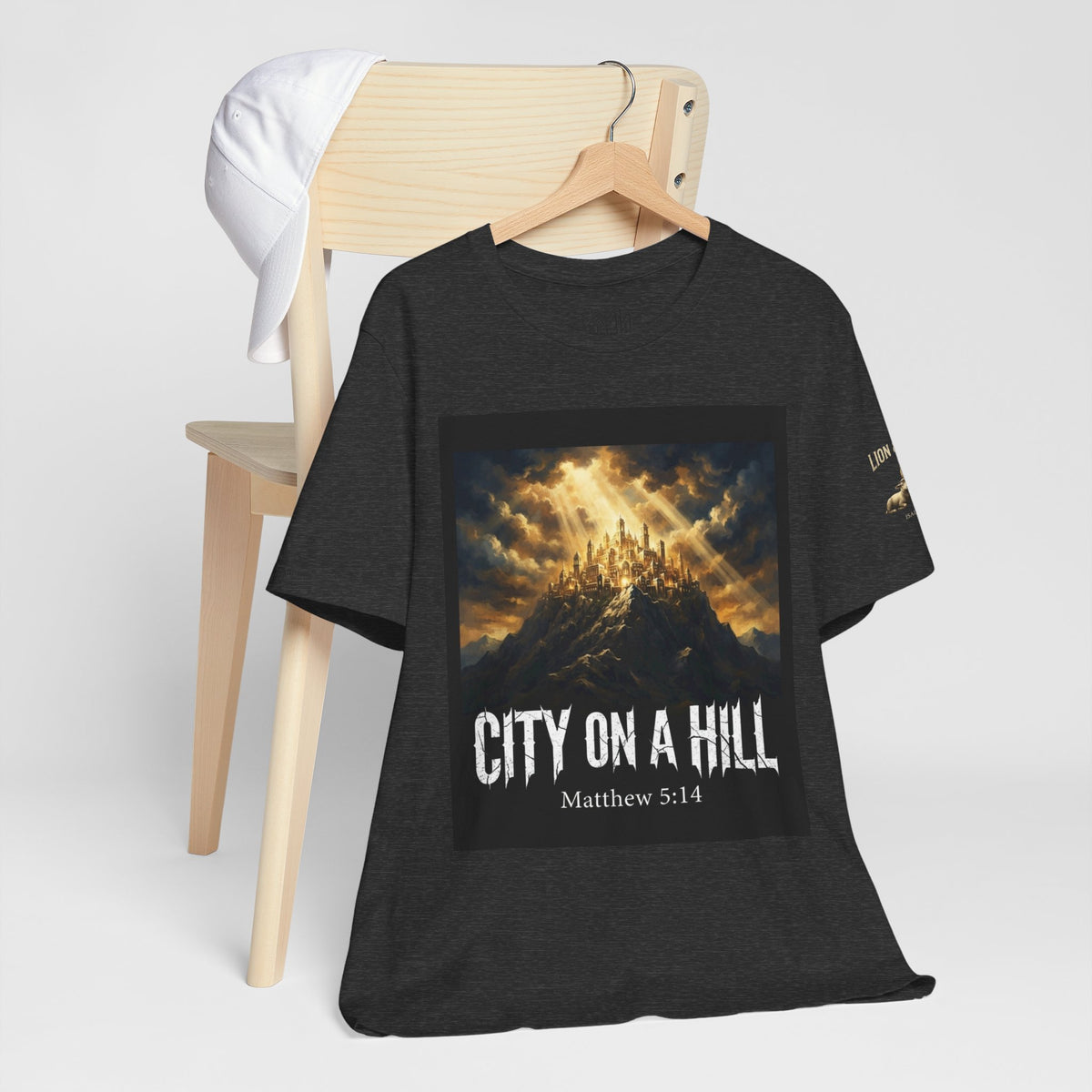 City on a Hill T-Shirt — Matthew 5:14 Christian Faith Tee