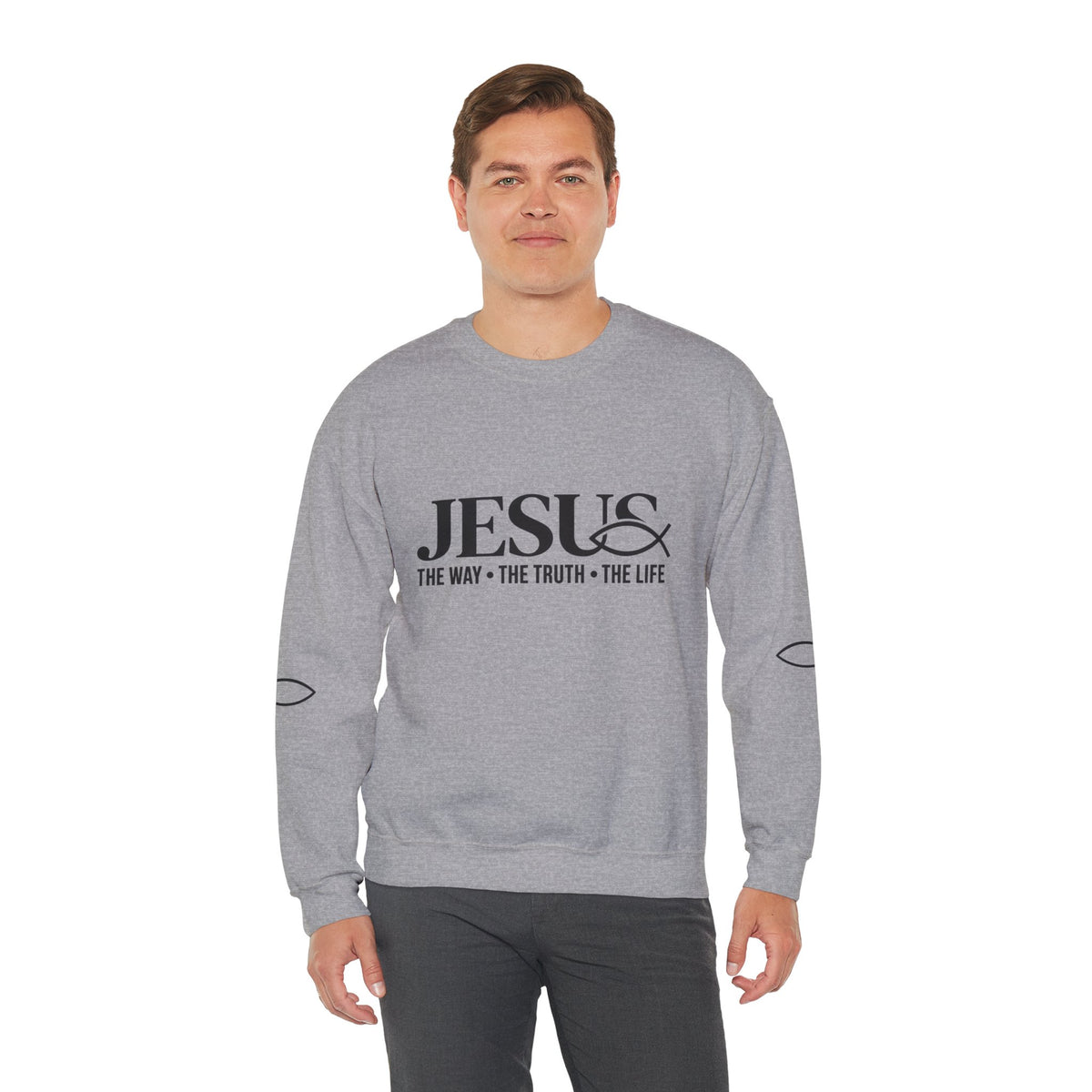 Jesus 'The Way • The Truth • The Life' Crewneck Sweatshirt