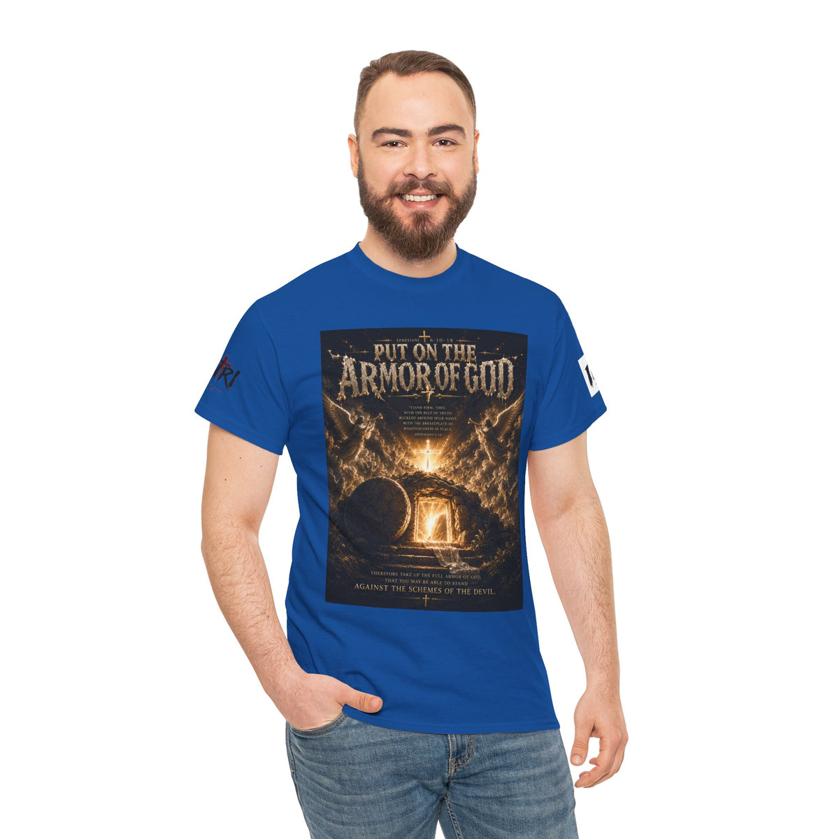 Armor of God T-Shirt — "God Is Not Done With You" Christian Faith Tee