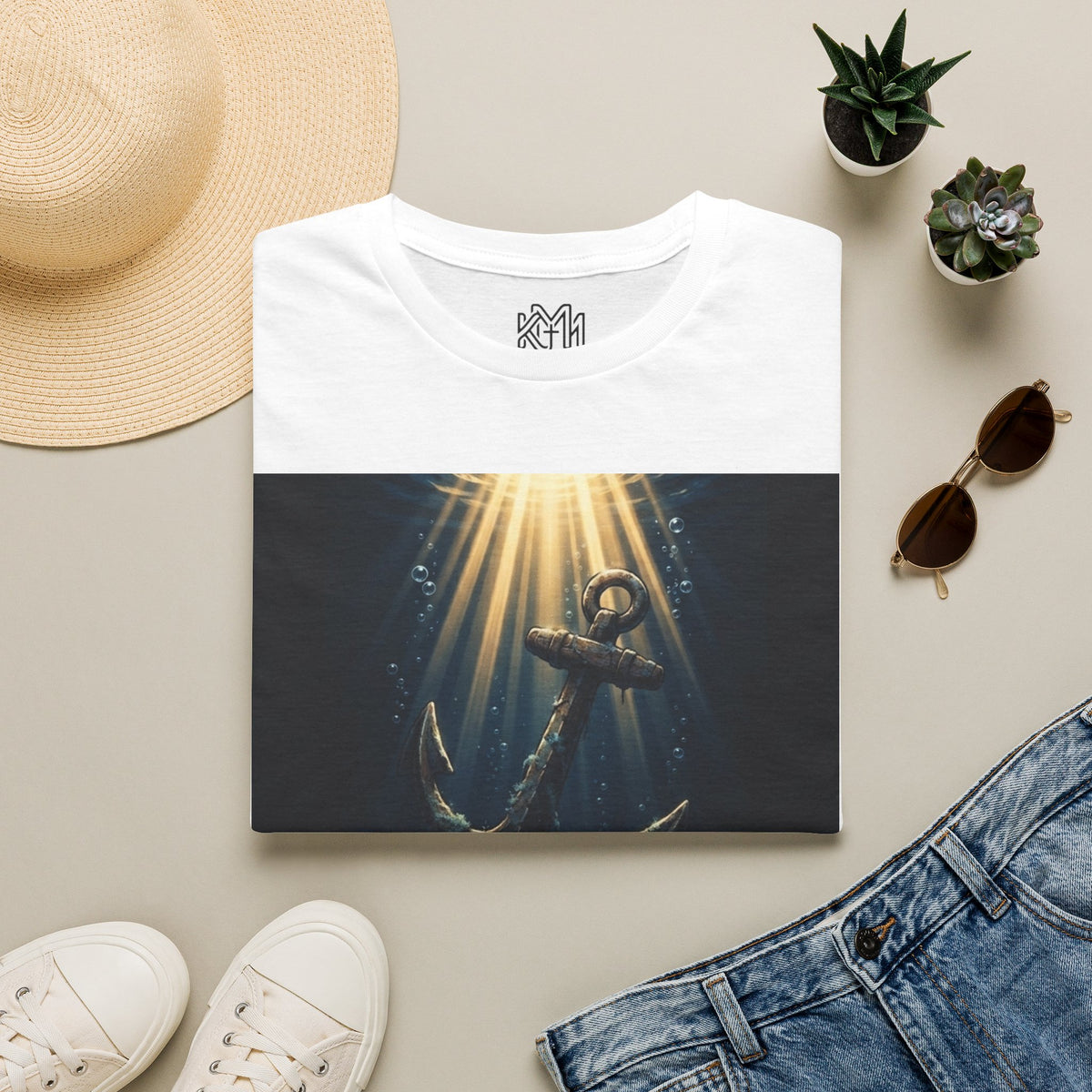 Anchor of Hope T-Shirt — Inspirational Anchor Design (Hebrews 6:19)