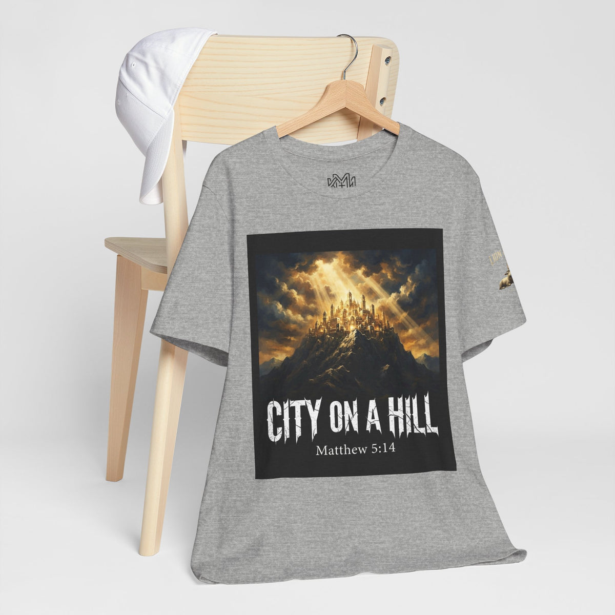 City on a Hill T-Shirt — Matthew 5:14 Christian Faith Tee