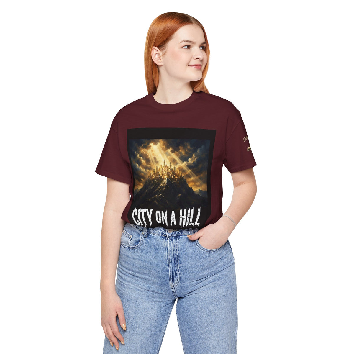 City on a Hill T-Shirt — Matthew 5:14 Christian Faith Tee