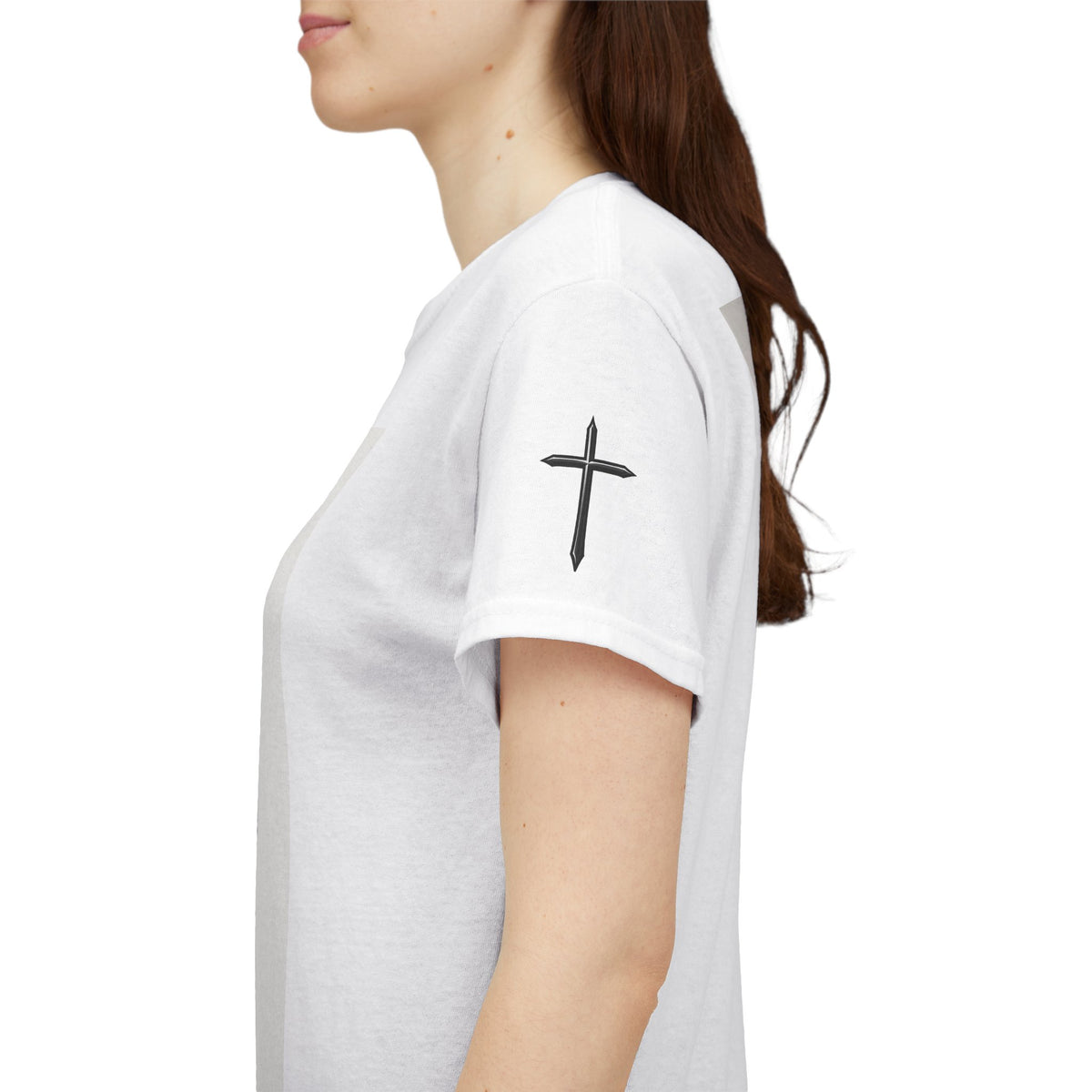 Christian Son & Heir T-Shirt — 'Adopted by Grace' Faith Tee with Jesus Prayer Design