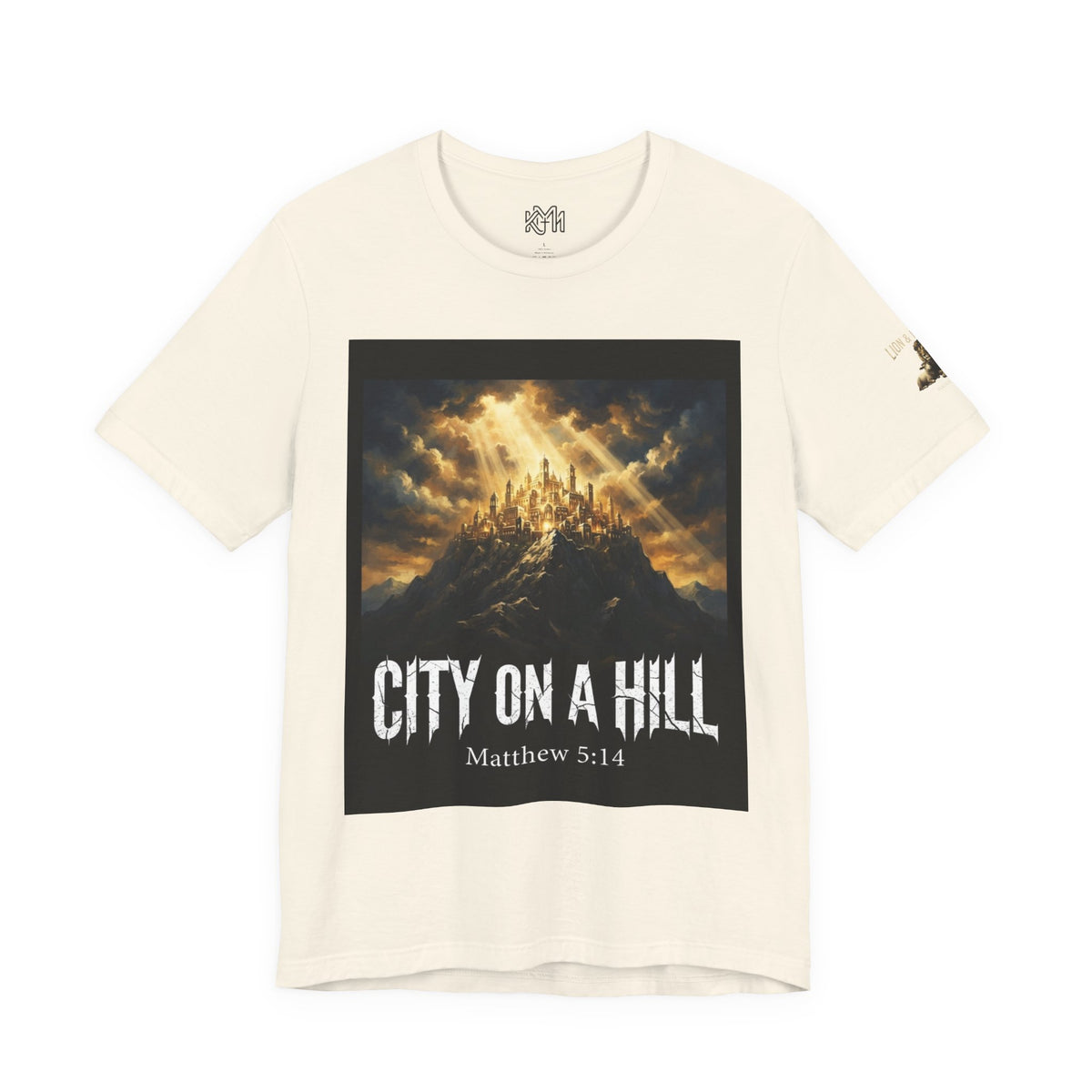 City on a Hill T-Shirt — Matthew 5:14 Christian Faith Tee
