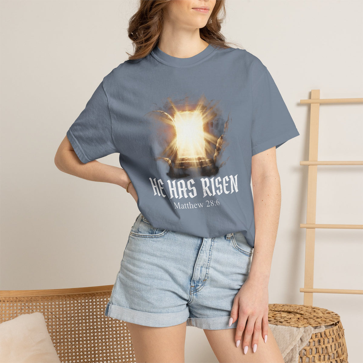 Angel Gateway T-Shirt — Fiery Winged Guardian Graphic Tee
