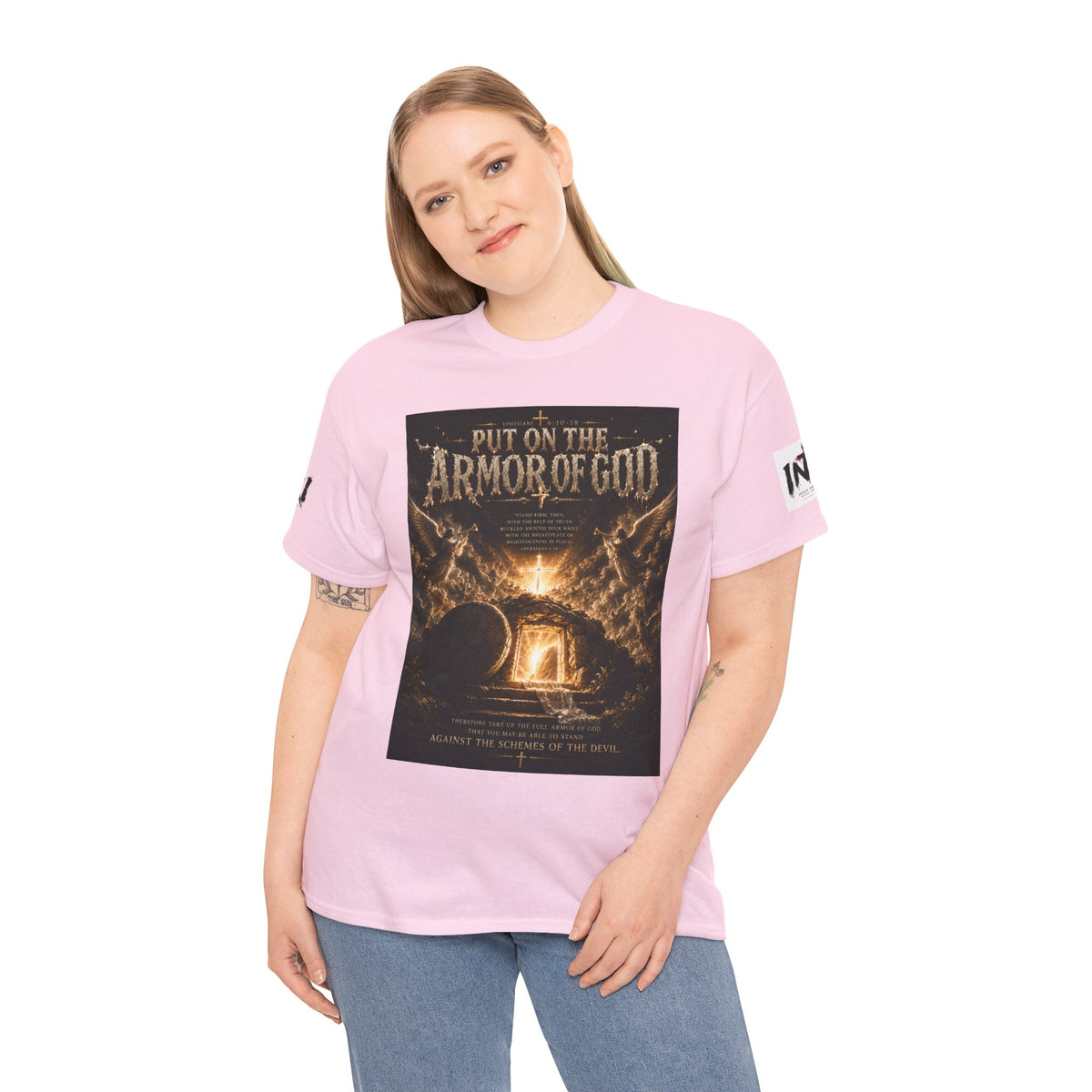 Armor of God T-Shirt — "God Is Not Done With You" Christian Faith Tee