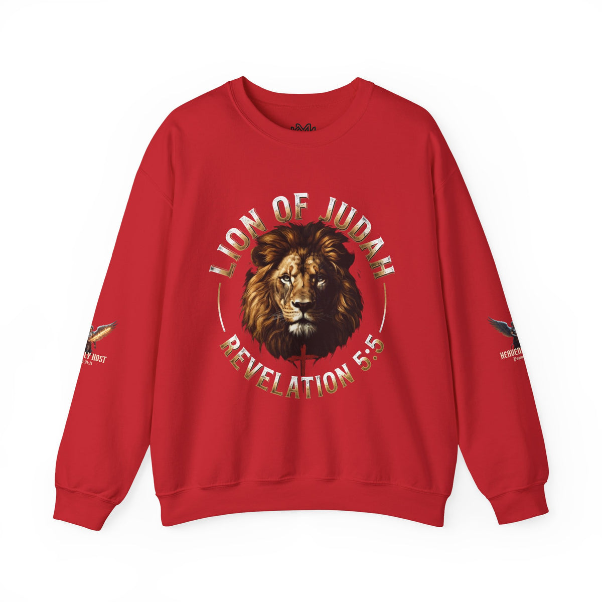 Lion of Judah Sweatshirt – "Revelation 5:5" Christian Crewneck