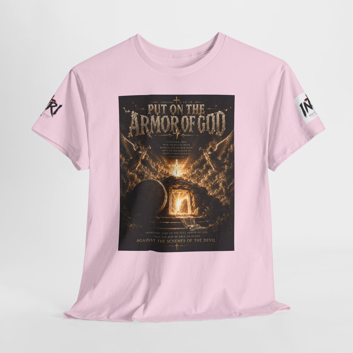 Armor of God T-Shirt — "God Is Not Done With You" Christian Faith Tee