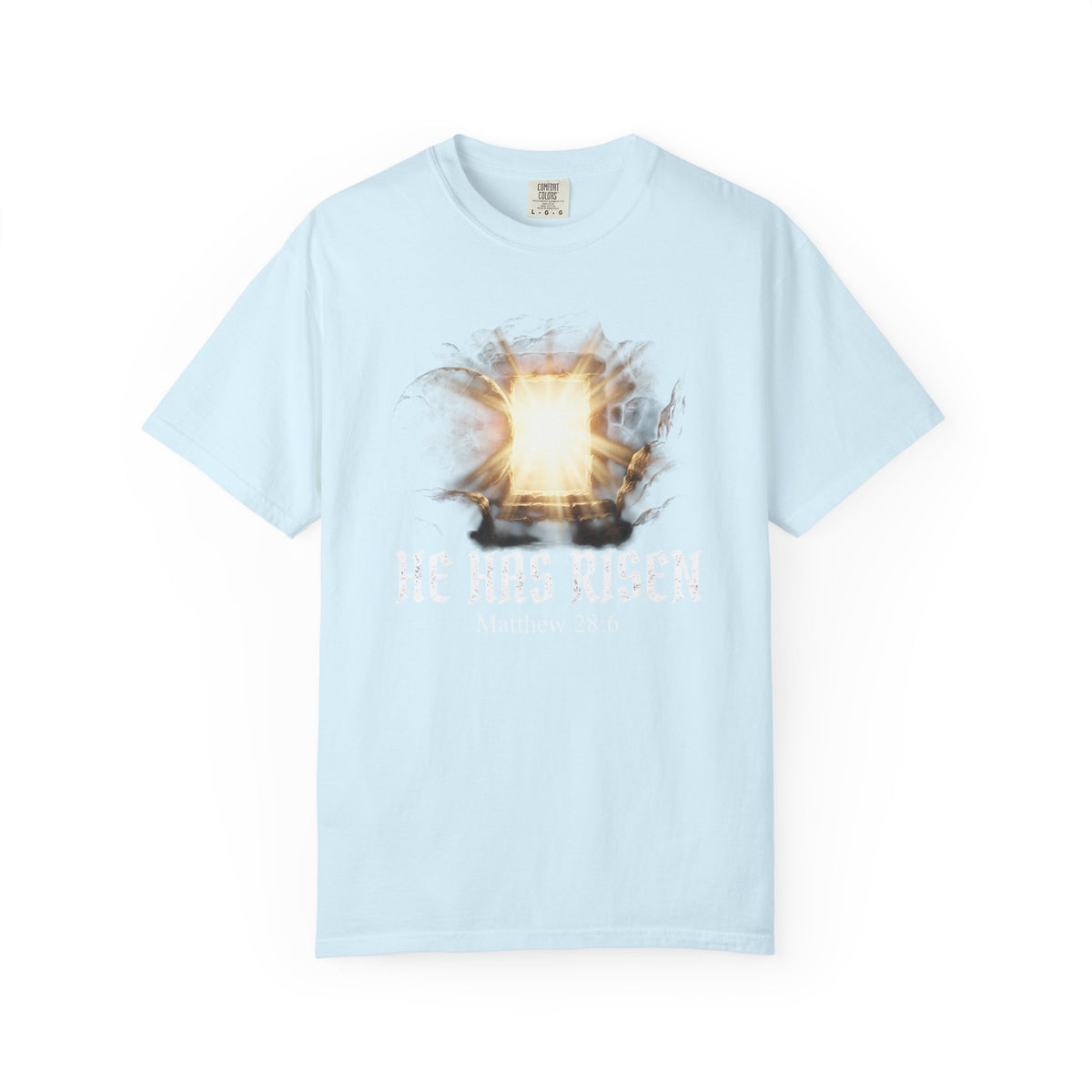 Angel Gateway T-Shirt — Fiery Winged Guardian Graphic Tee