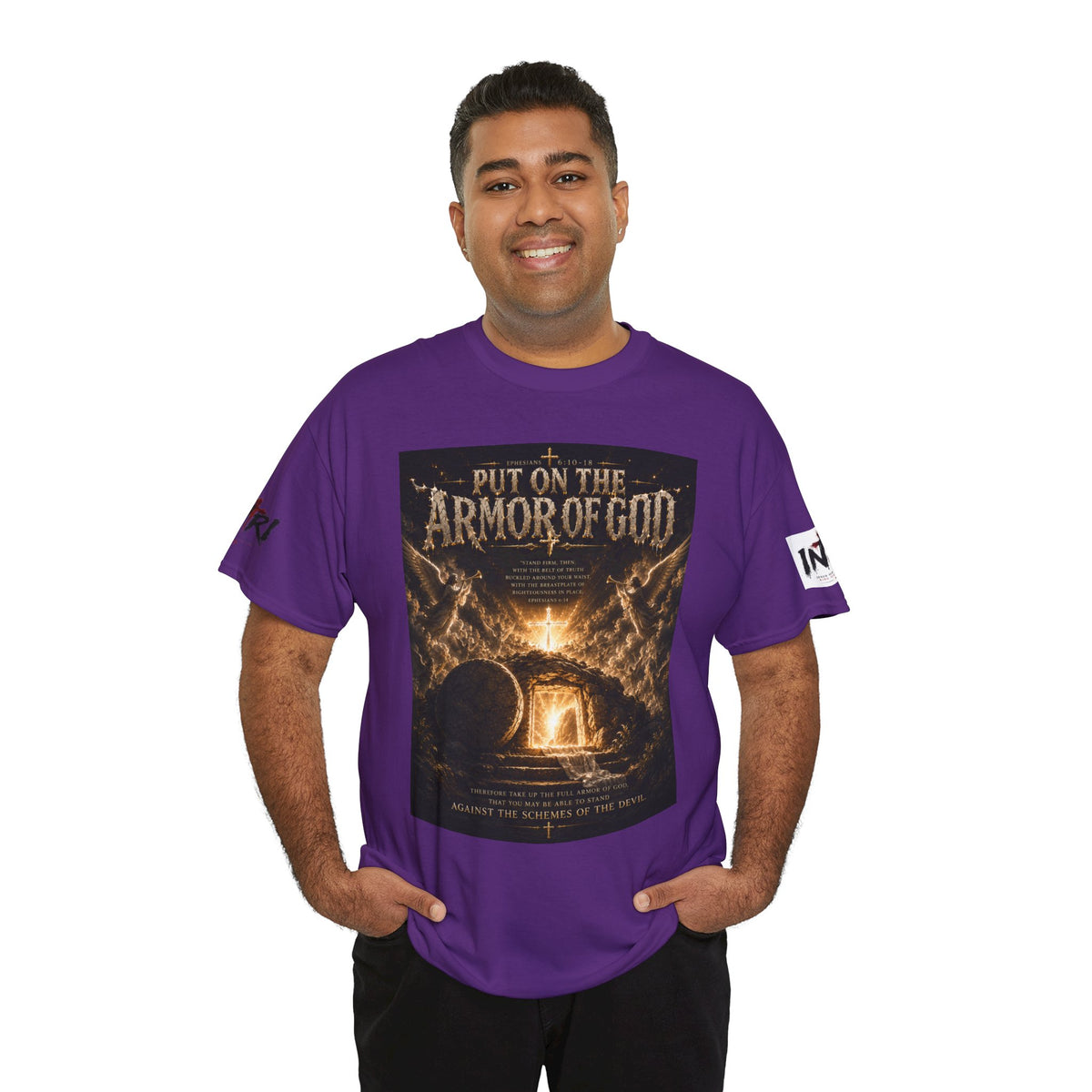 Armor of God T-Shirt — "God Is Not Done With You" Christian Faith Tee