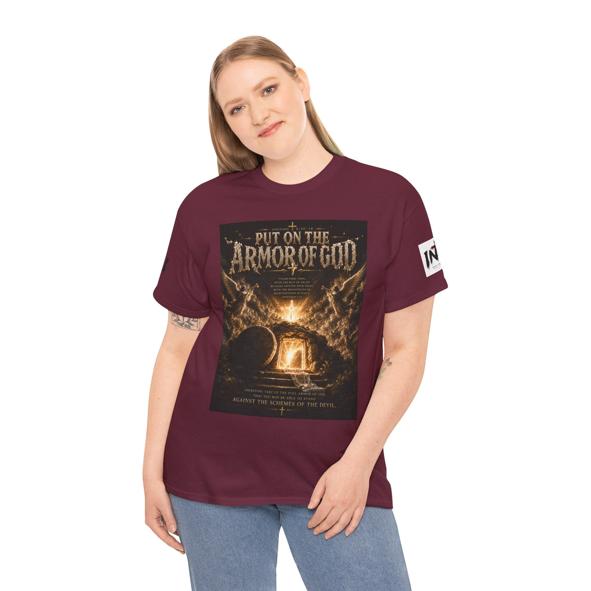 Armor of God T-Shirt — "God Is Not Done With You" Christian Faith Tee
